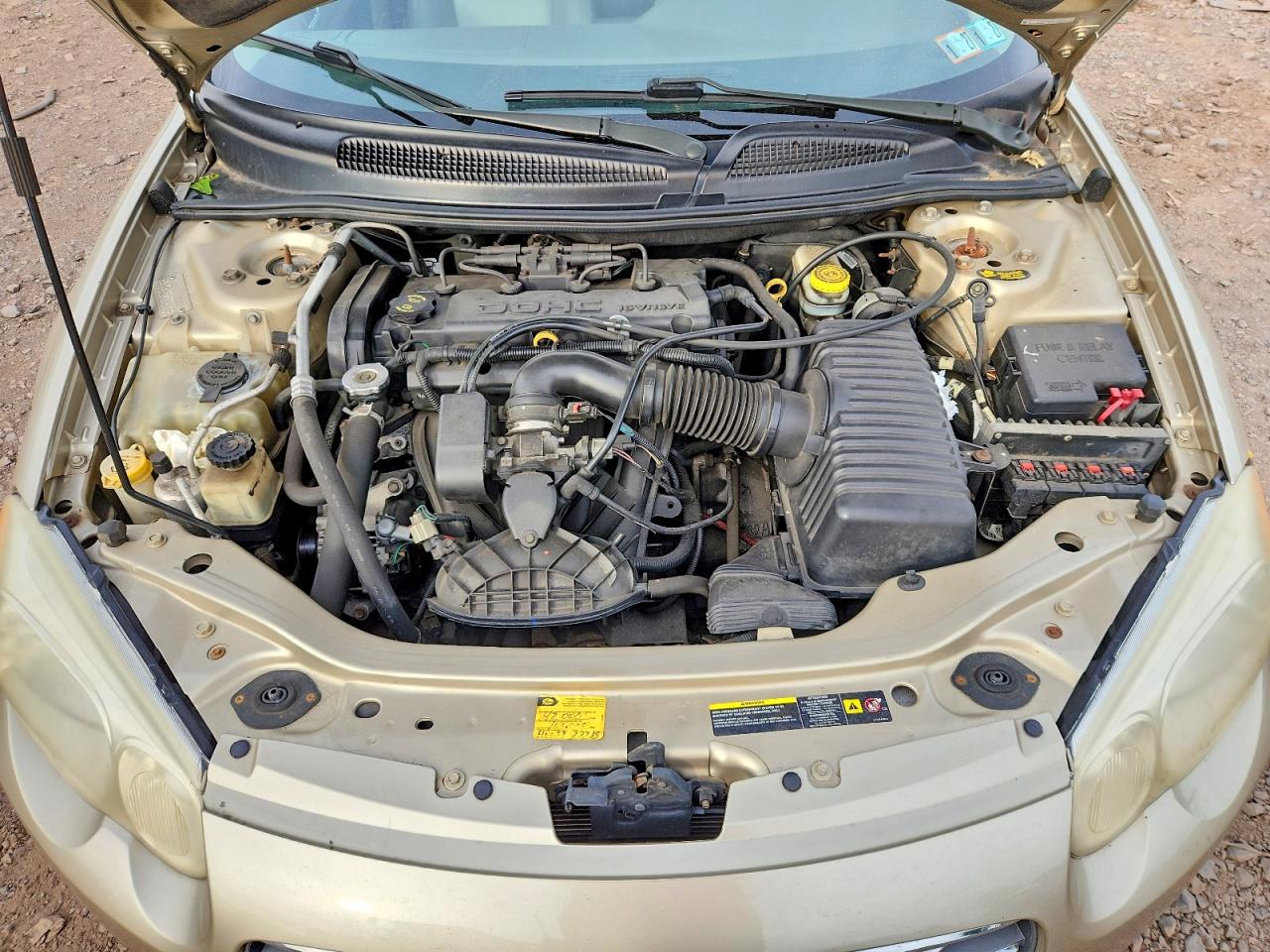 2005 Chrysler Sebring Beige vin: 1C3EL46X85N548786