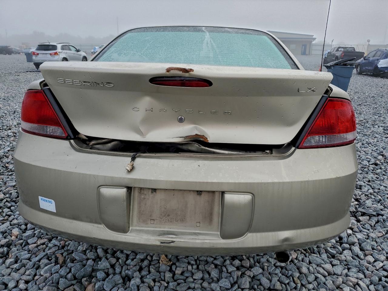 2002 Chrysler Sebring Lx Tan vin: 1C3EL46X92N224709