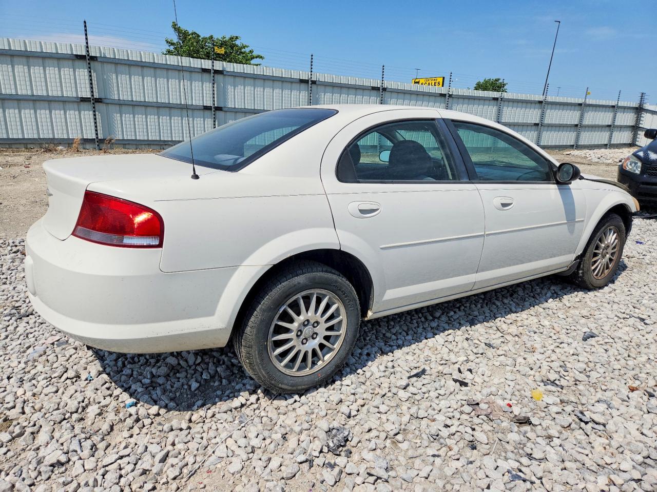 2005 Chrysler Sebring Белый vin: 1C3EL46X95N628436