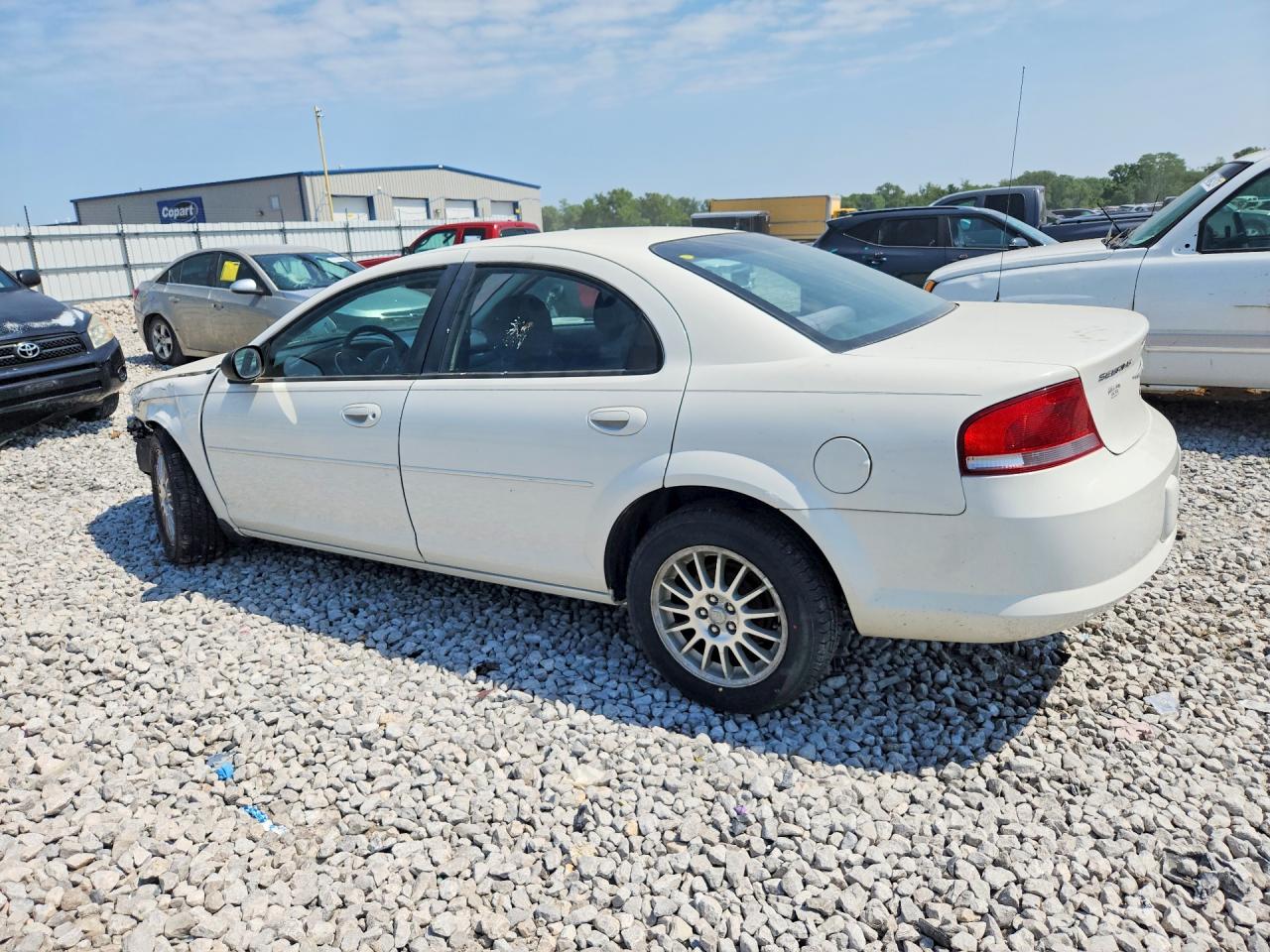 2005 Chrysler Sebring Белый vin: 1C3EL46X95N628436