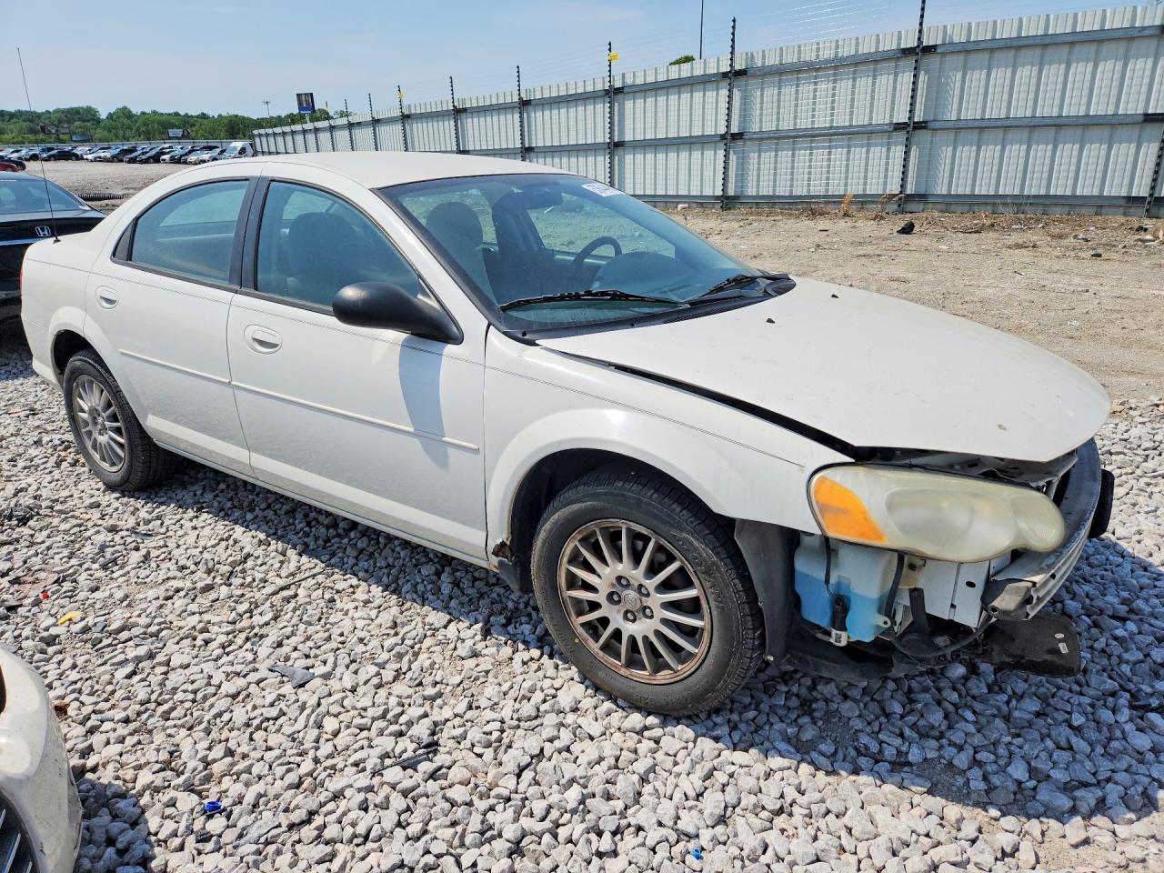 2005 Chrysler Sebring Белый vin: 1C3EL46X95N628436