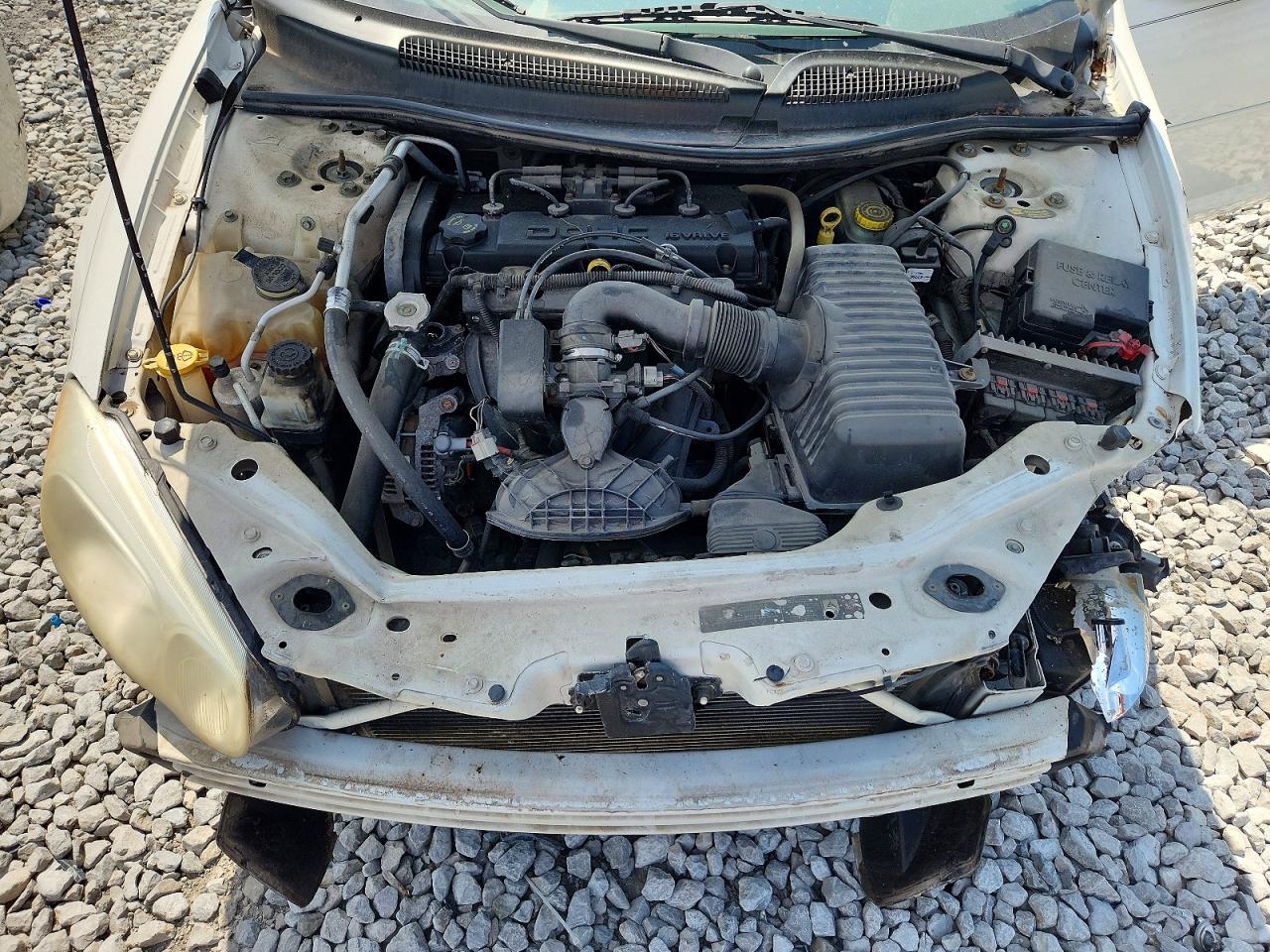 2005 Chrysler Sebring Белый vin: 1C3EL46X95N628436