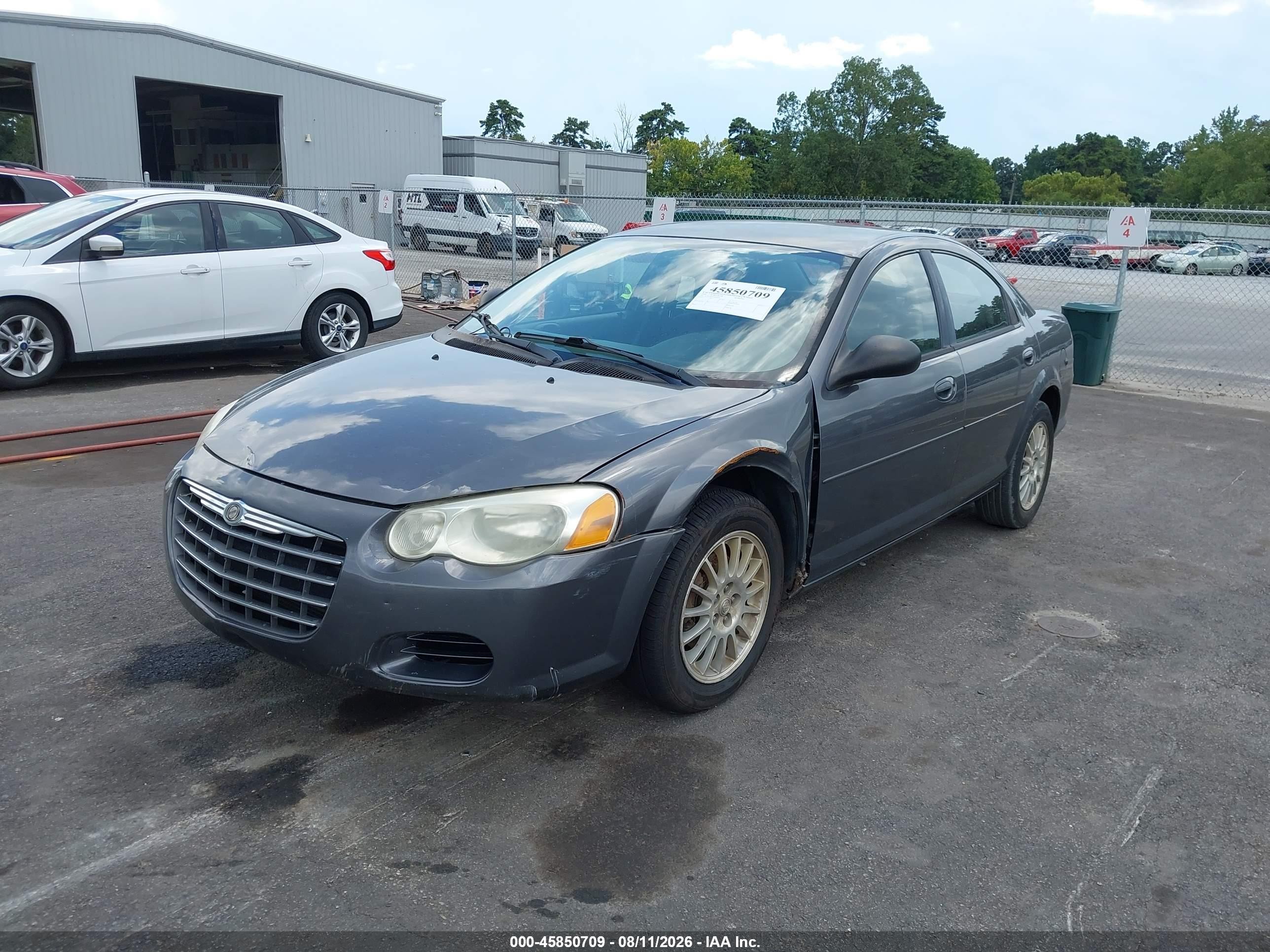 2005 Chrysler Sebring   Серый vin: 1C3EL46X95N665051