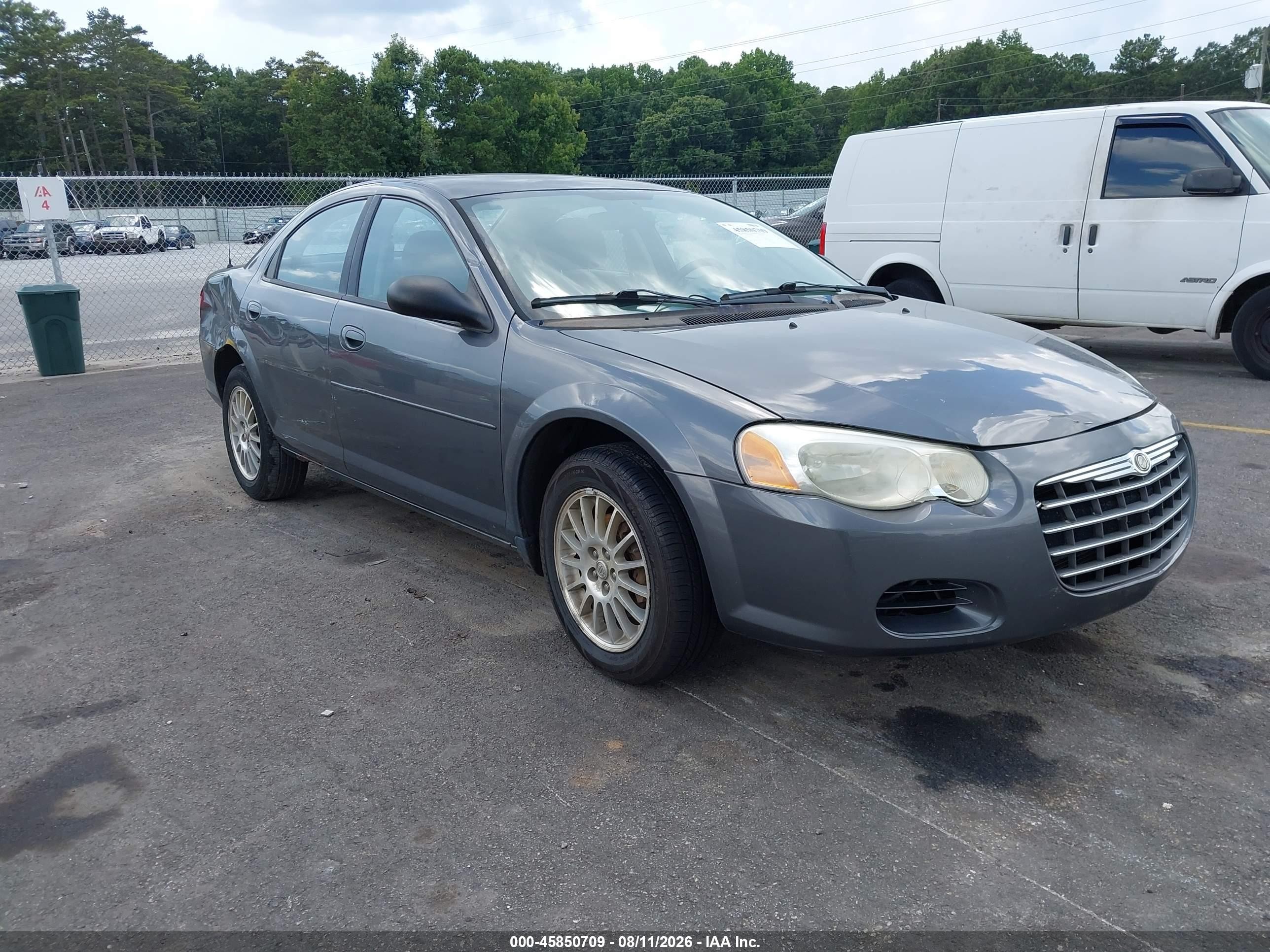 2005 Chrysler Sebring   Gray vin: 1C3EL46X95N665051
