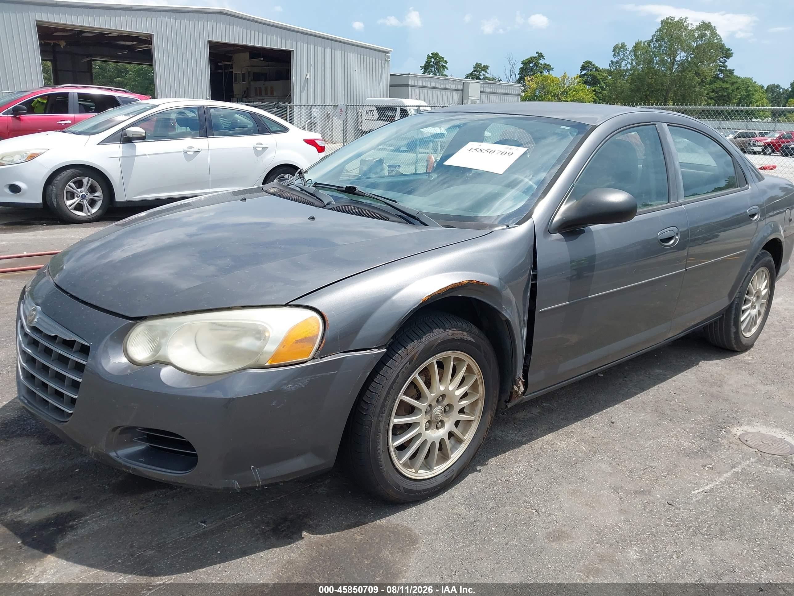 2005 Chrysler Sebring   Серый vin: 1C3EL46X95N665051