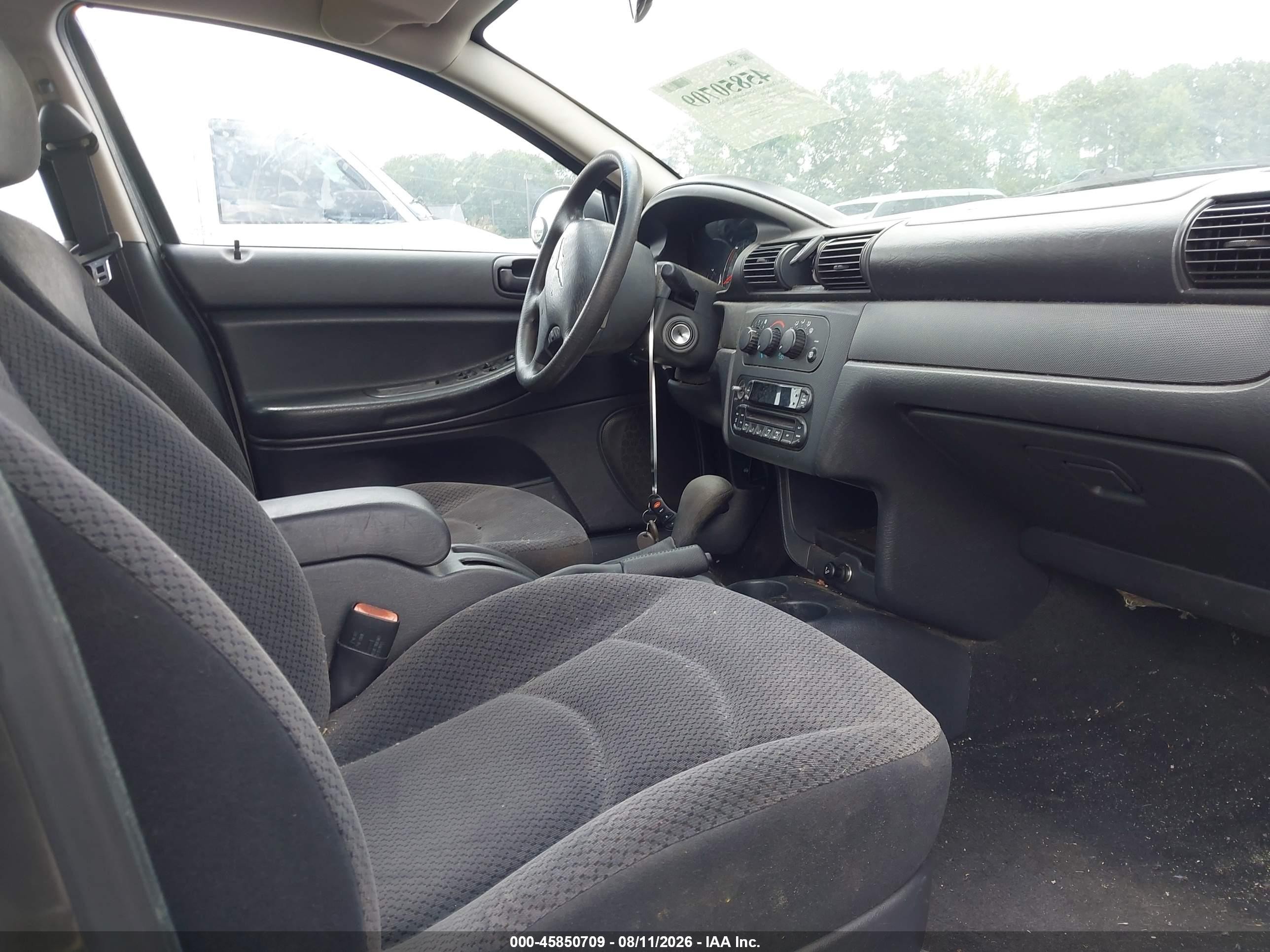 2005 Chrysler Sebring   Серый vin: 1C3EL46X95N665051