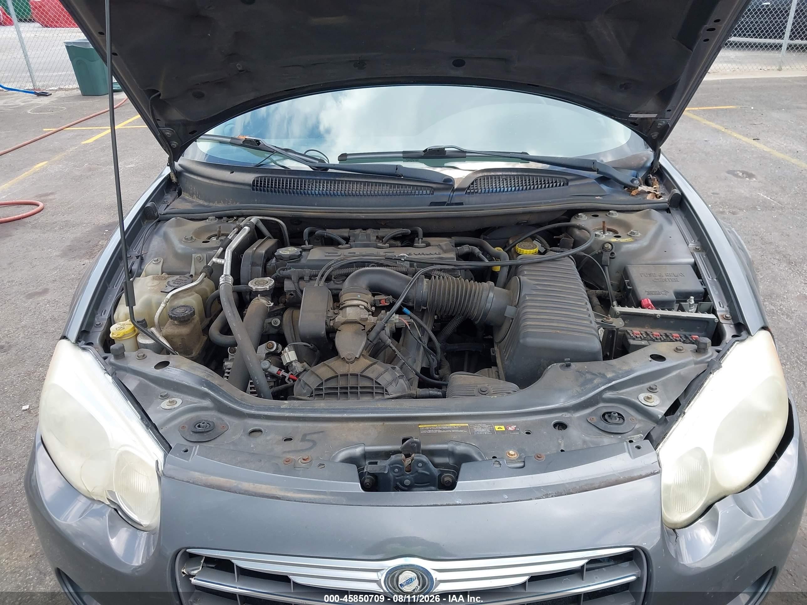 2005 Chrysler Sebring   Серый vin: 1C3EL46X95N665051