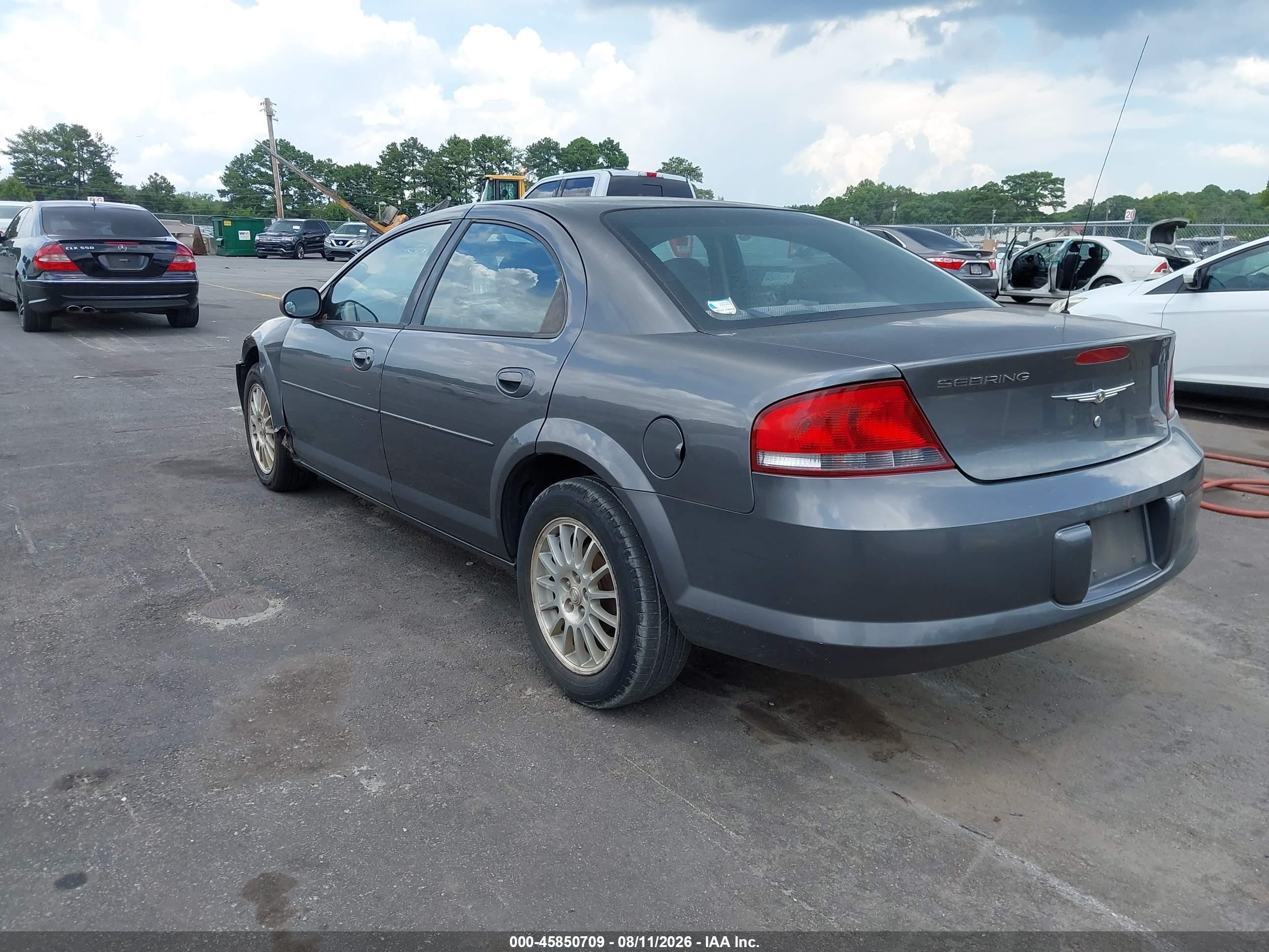 2005 Chrysler Sebring   Серый vin: 1C3EL46X95N665051
