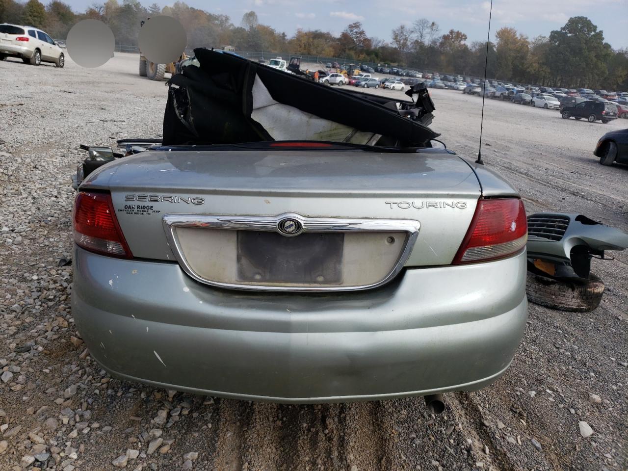2004 Chrysler Sebring Lxi Silver vin: 1C3EL55R04N398406
