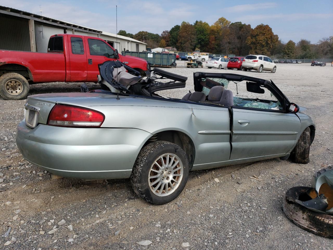 2004 Chrysler Sebring Lxi Silver vin: 1C3EL55R04N398406