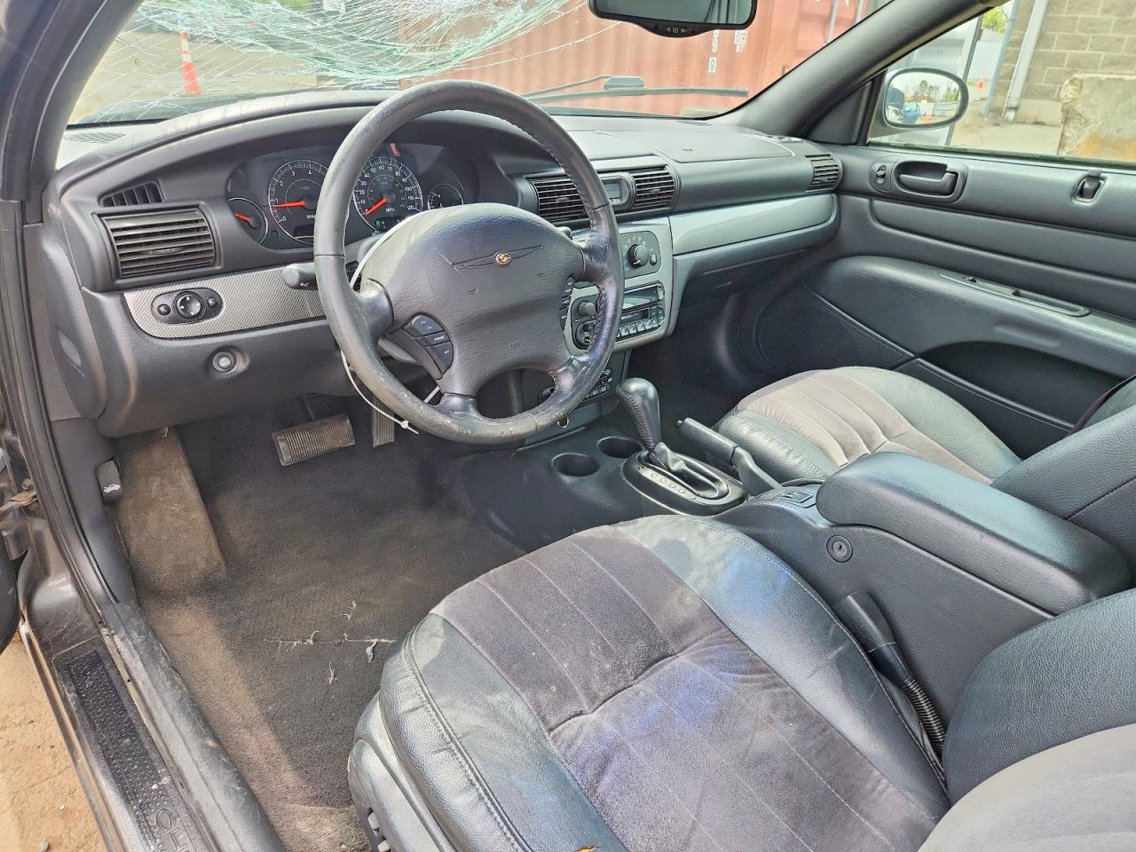 2004 Chrysler Sebring Lxi Gray vin: 1C3EL55R04N412787