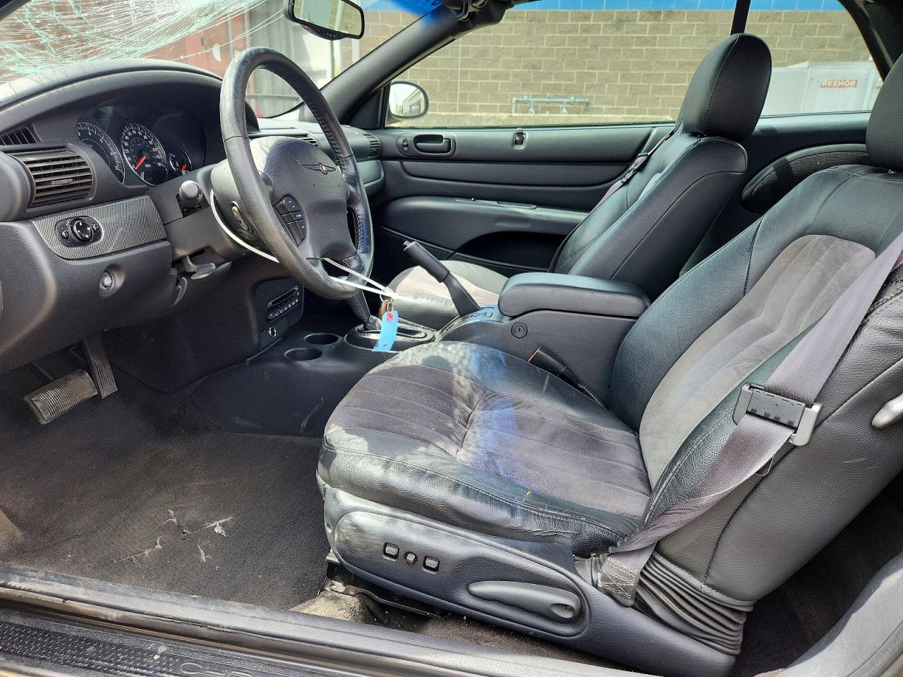 2004 Chrysler Sebring Lxi Gray vin: 1C3EL55R04N412787