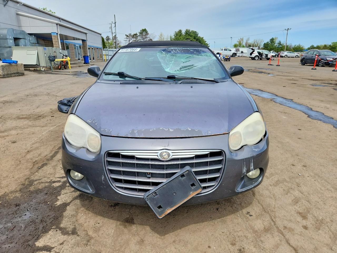 2004 Chrysler Sebring Lxi Gray vin: 1C3EL55R04N412787