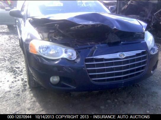 2005 Chrysler Sebring Touring Convertible vin: 1C3EL55R05N633744