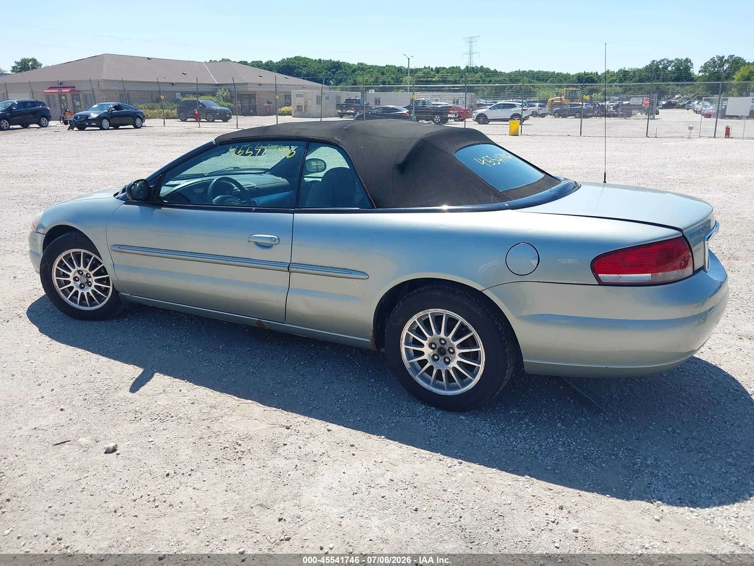 2005 Chrysler Sebring Touring Turquoise vin: 1C3EL55R05N677730