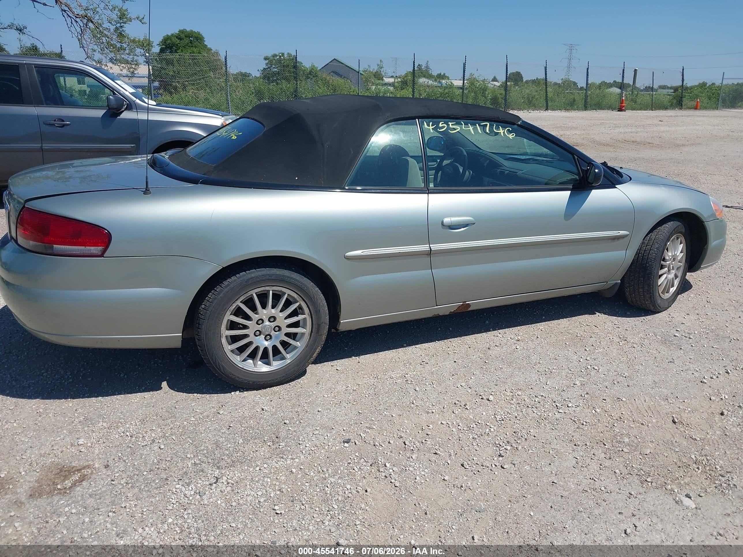 2005 Chrysler Sebring Touring Turquoise vin: 1C3EL55R05N677730