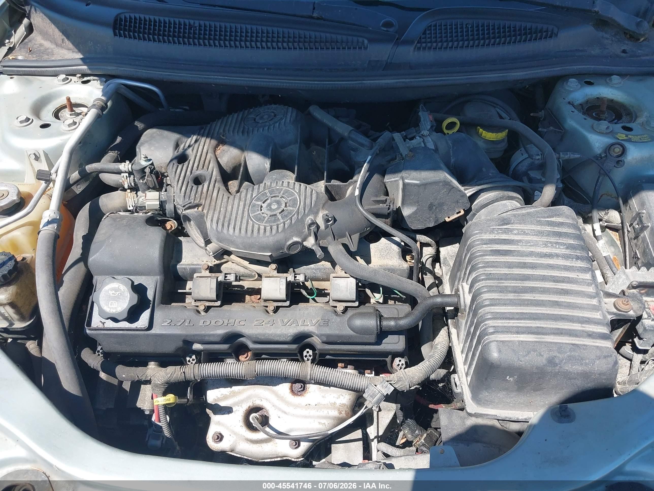 2005 Chrysler Sebring Touring Turquoise vin: 1C3EL55R05N677730