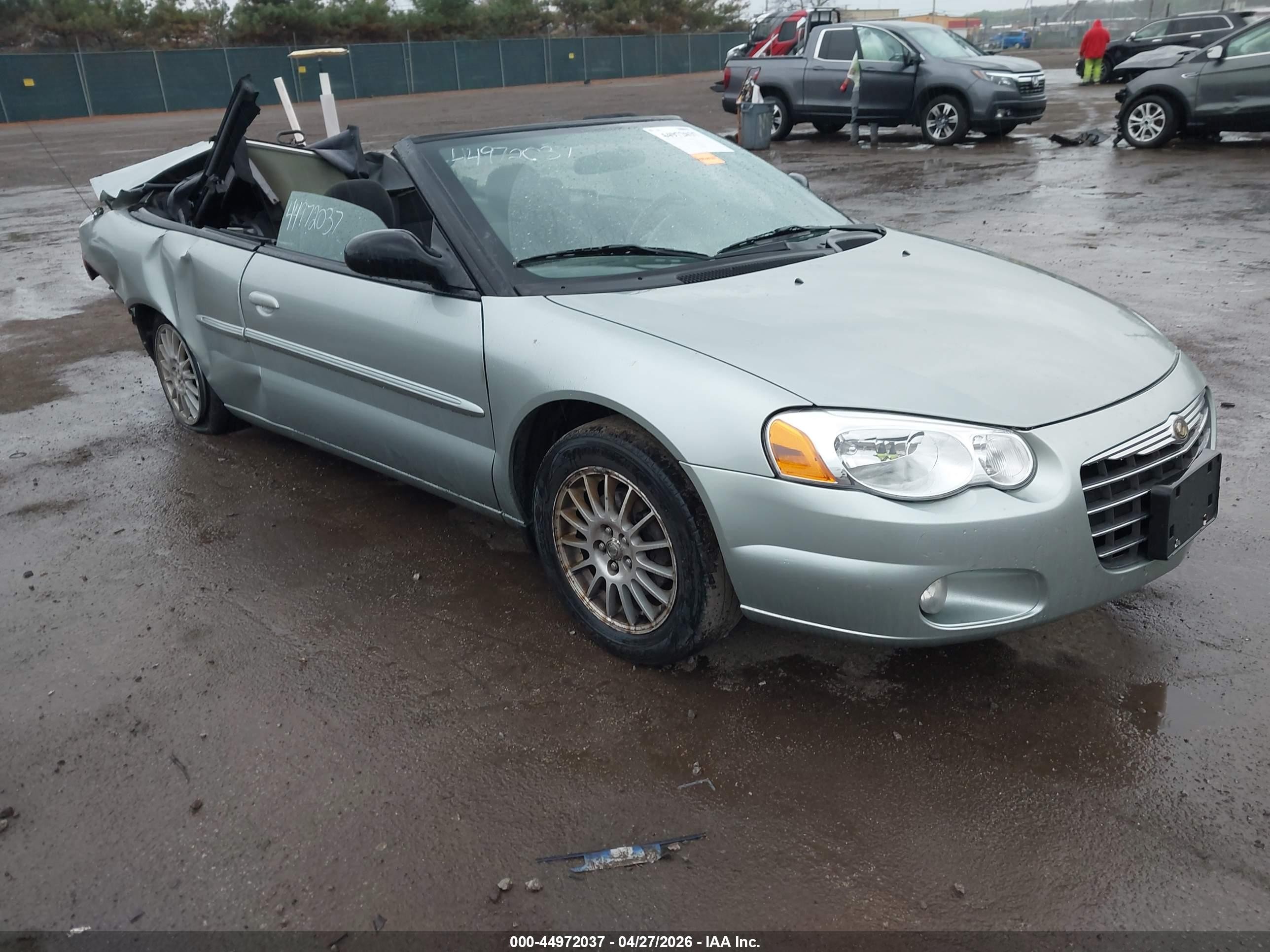 2006 Chrysler Sebring Touring Green vin: 1C3EL55R16N188416