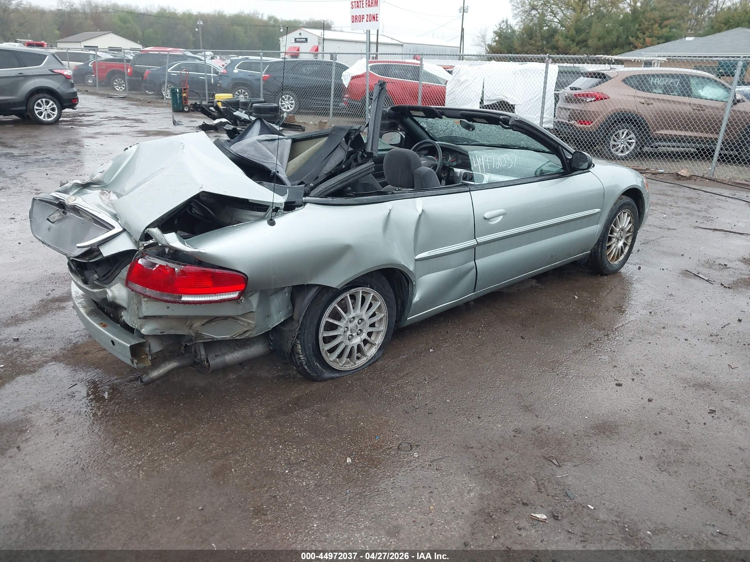 2006 Chrysler Sebring Touring Green vin: 1C3EL55R16N188416