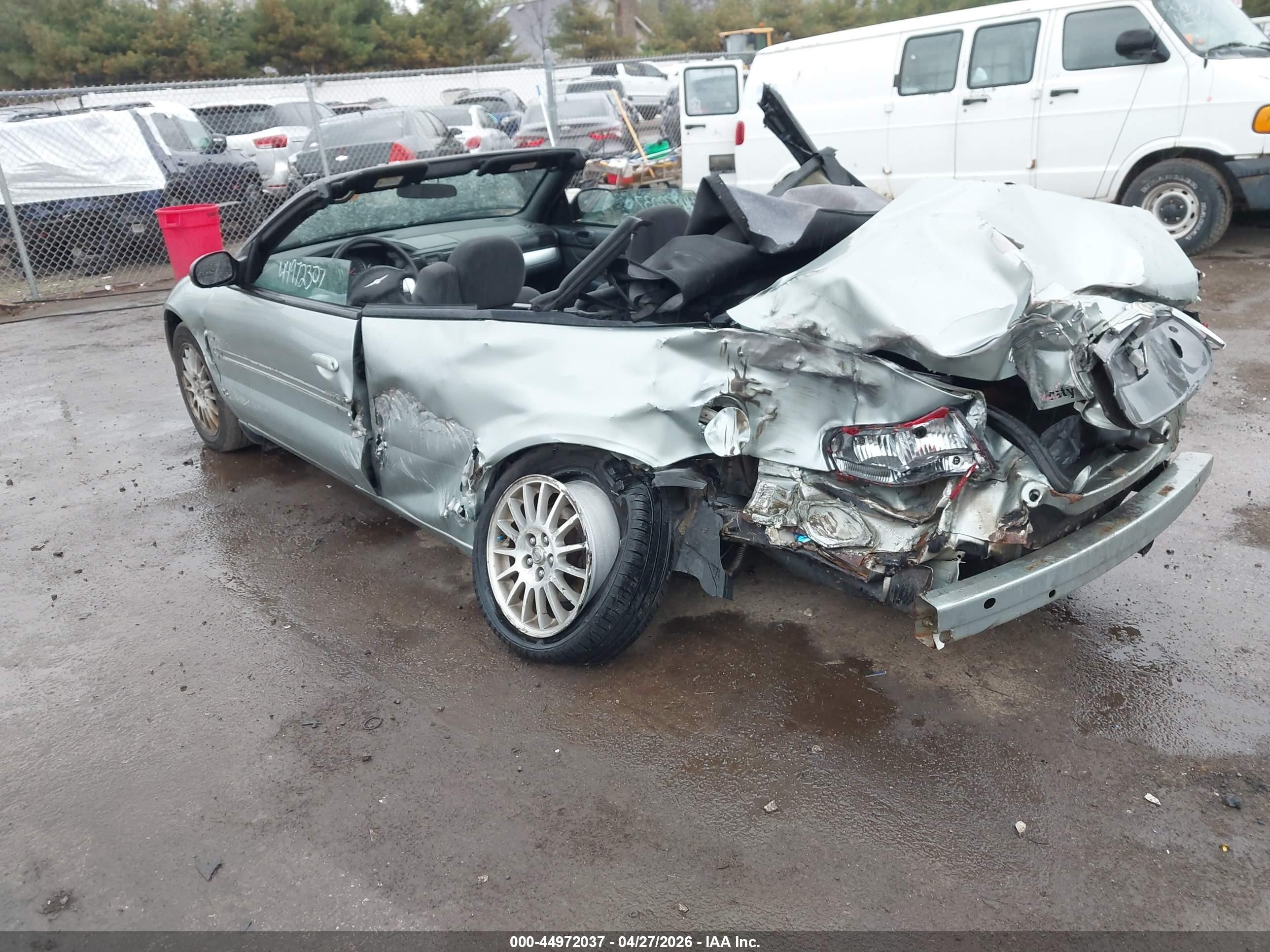 2006 Chrysler Sebring Touring Green vin: 1C3EL55R16N188416