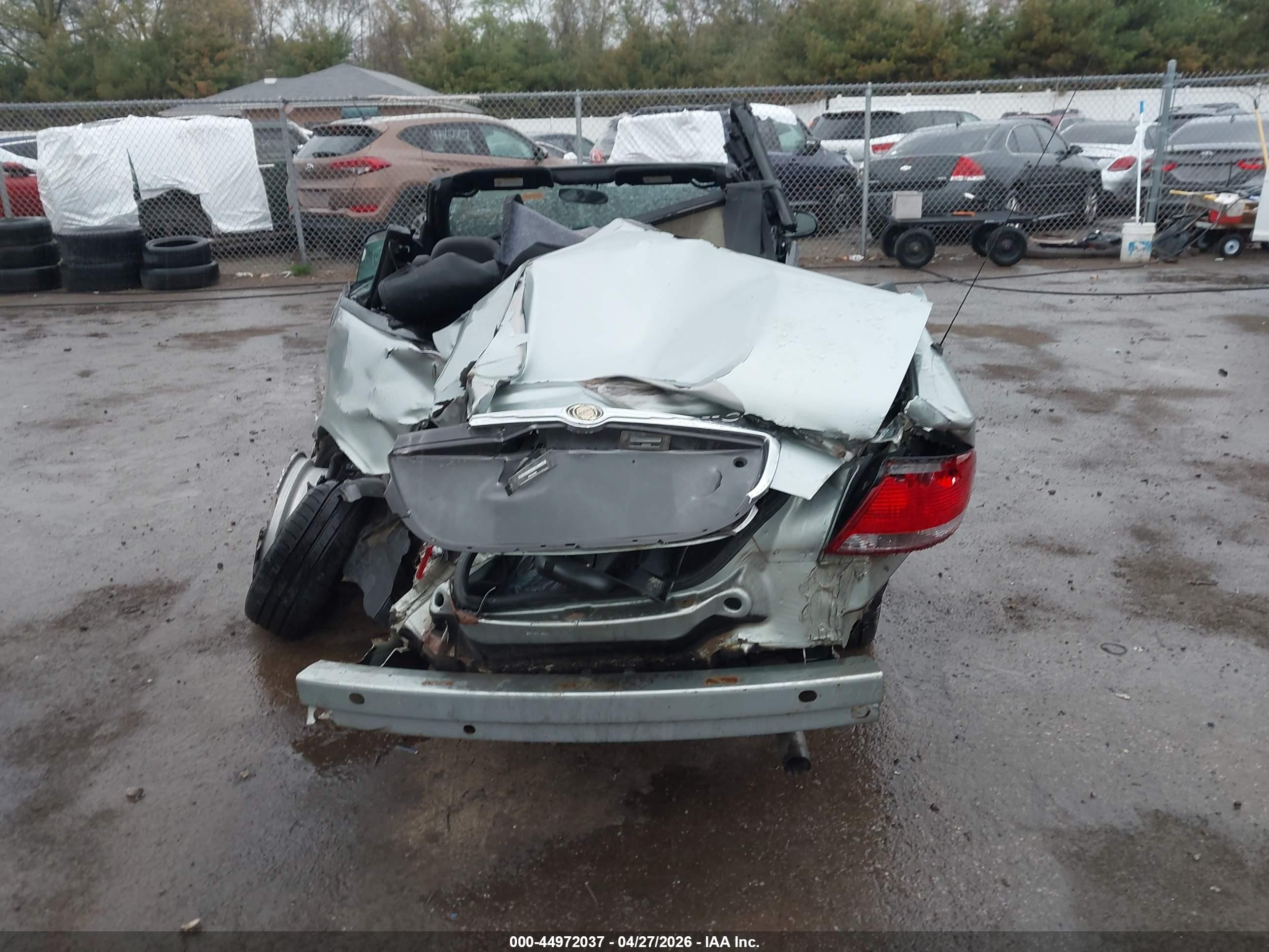 2006 Chrysler Sebring Touring Green vin: 1C3EL55R16N188416