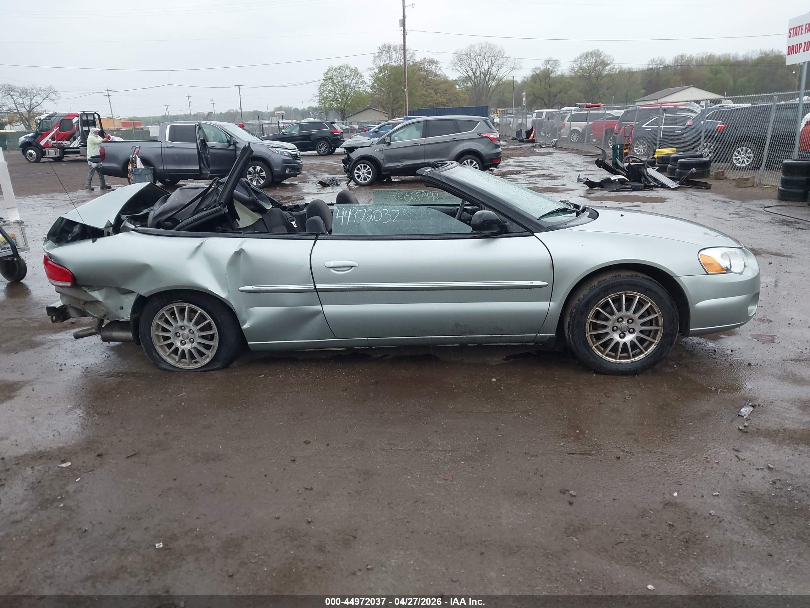 2006 Chrysler Sebring Touring Green vin: 1C3EL55R16N188416