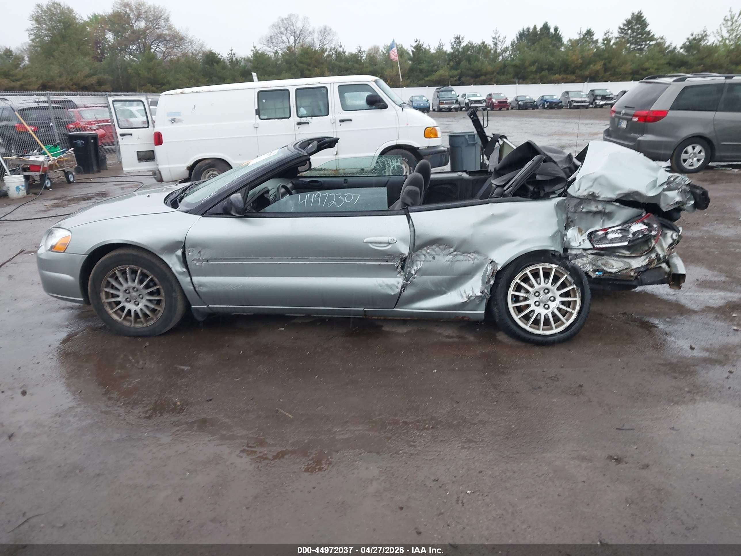 2006 Chrysler Sebring Touring Green vin: 1C3EL55R16N188416