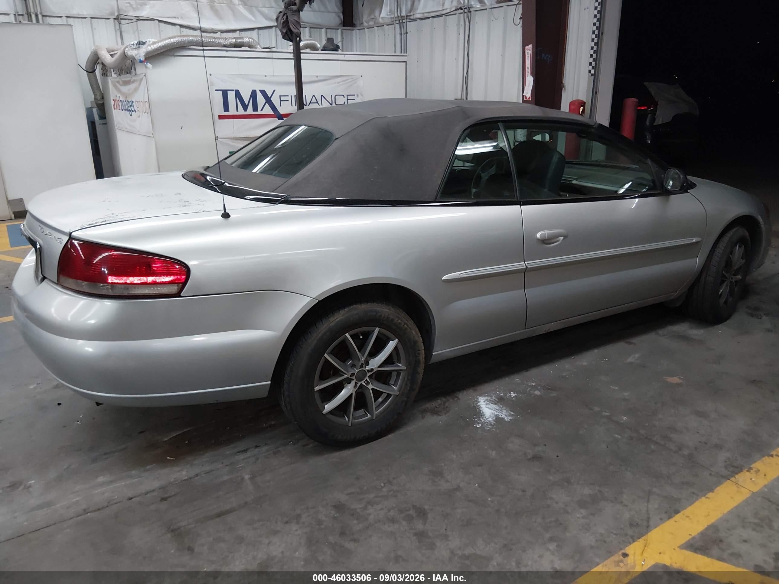 2004 Chrysler Sebring Lxi Silver vin: 1C3EL55R24N276887