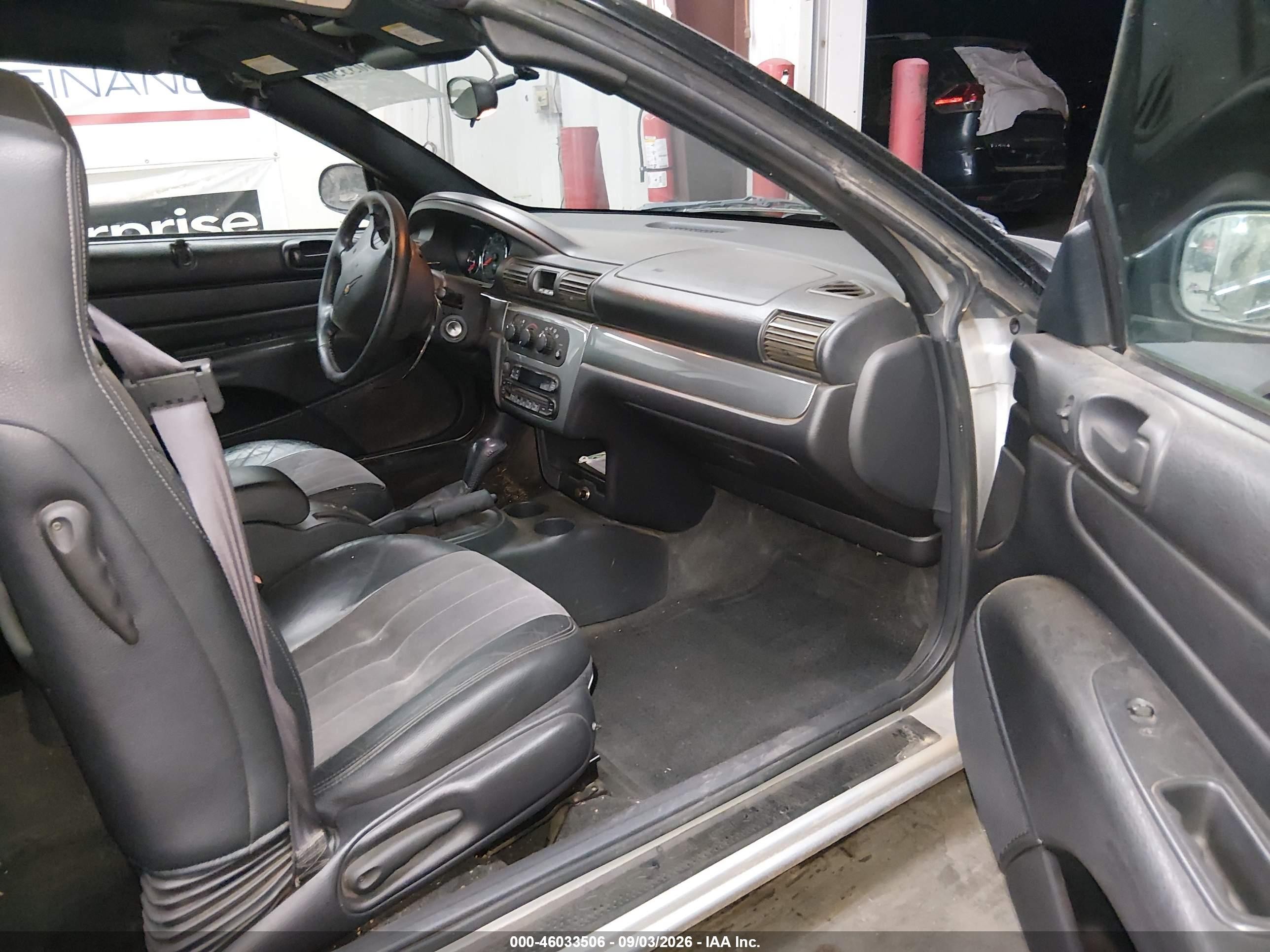 2004 Chrysler Sebring Lxi Silver vin: 1C3EL55R24N276887