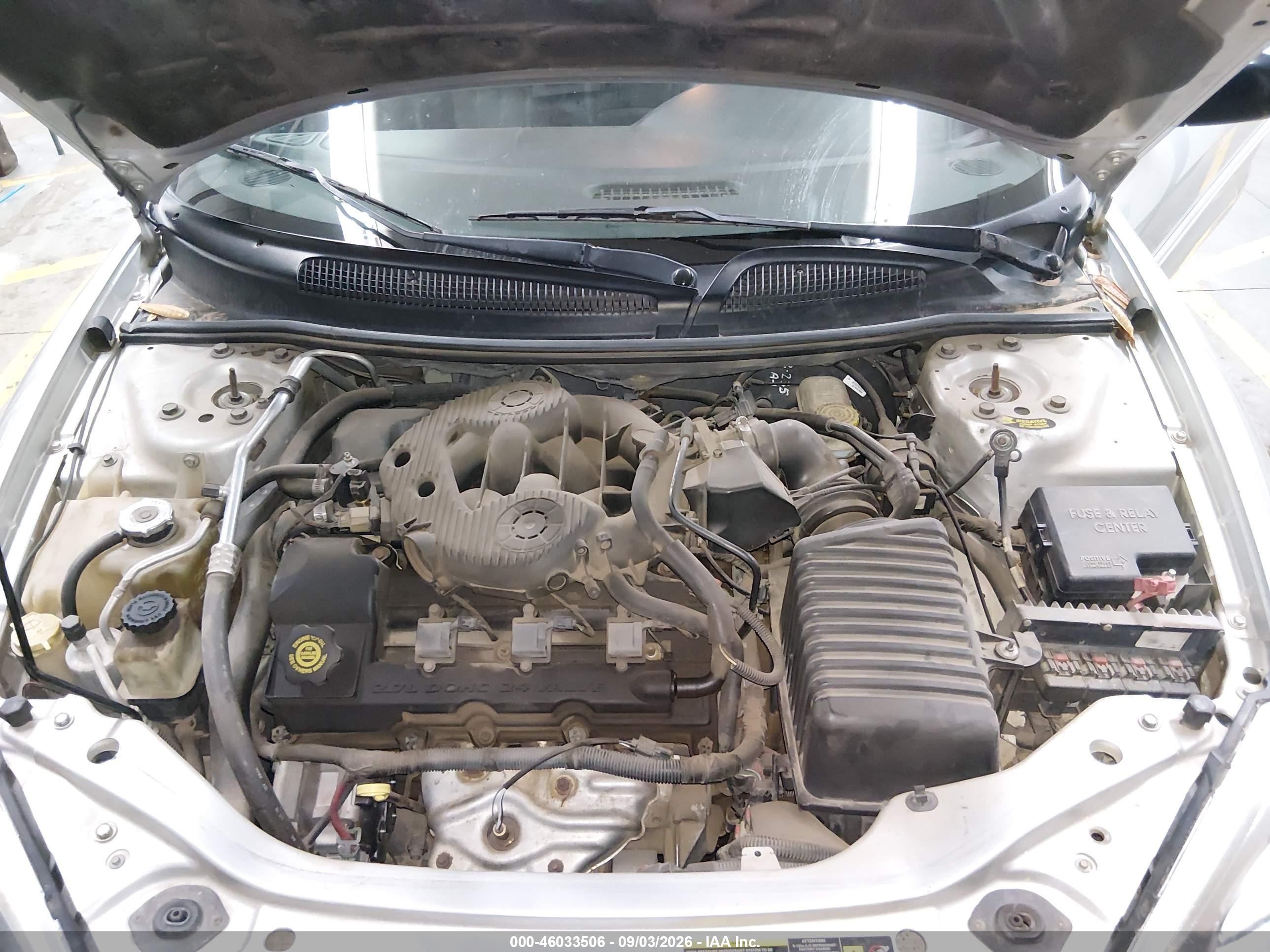 2004 Chrysler Sebring Lxi Silver vin: 1C3EL55R24N276887