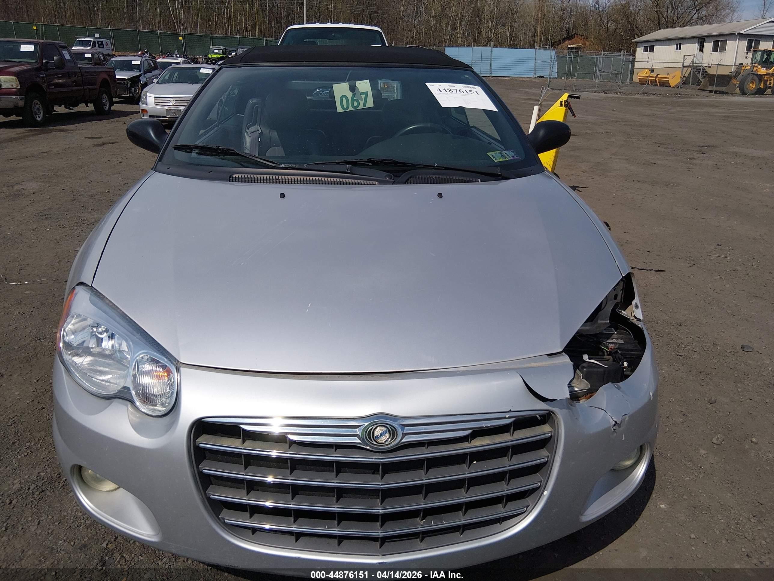 2005 Chrysler Sebring Touring Silver vin: 1C3EL55R35N503442
