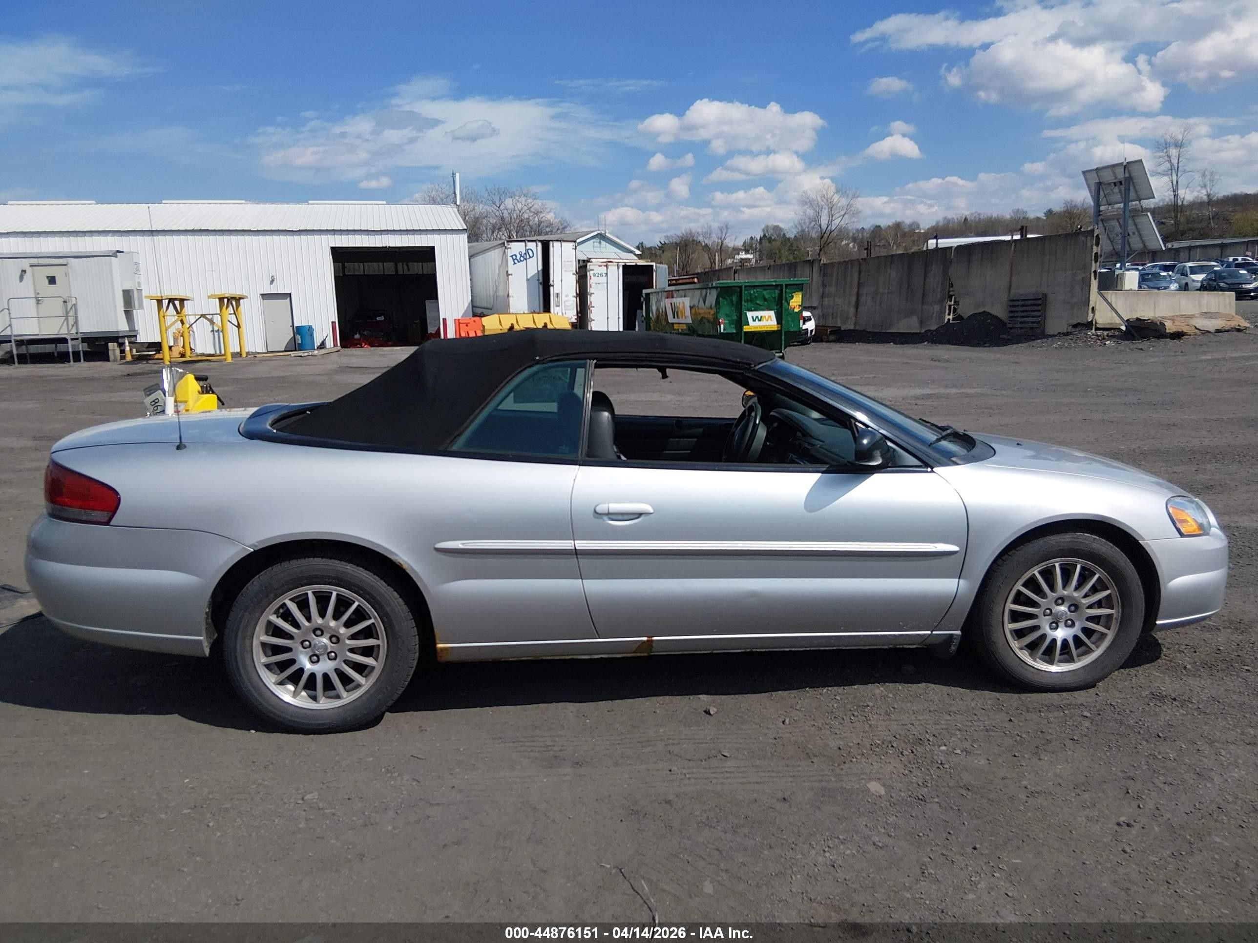 2005 Chrysler Sebring Touring Silver vin: 1C3EL55R35N503442