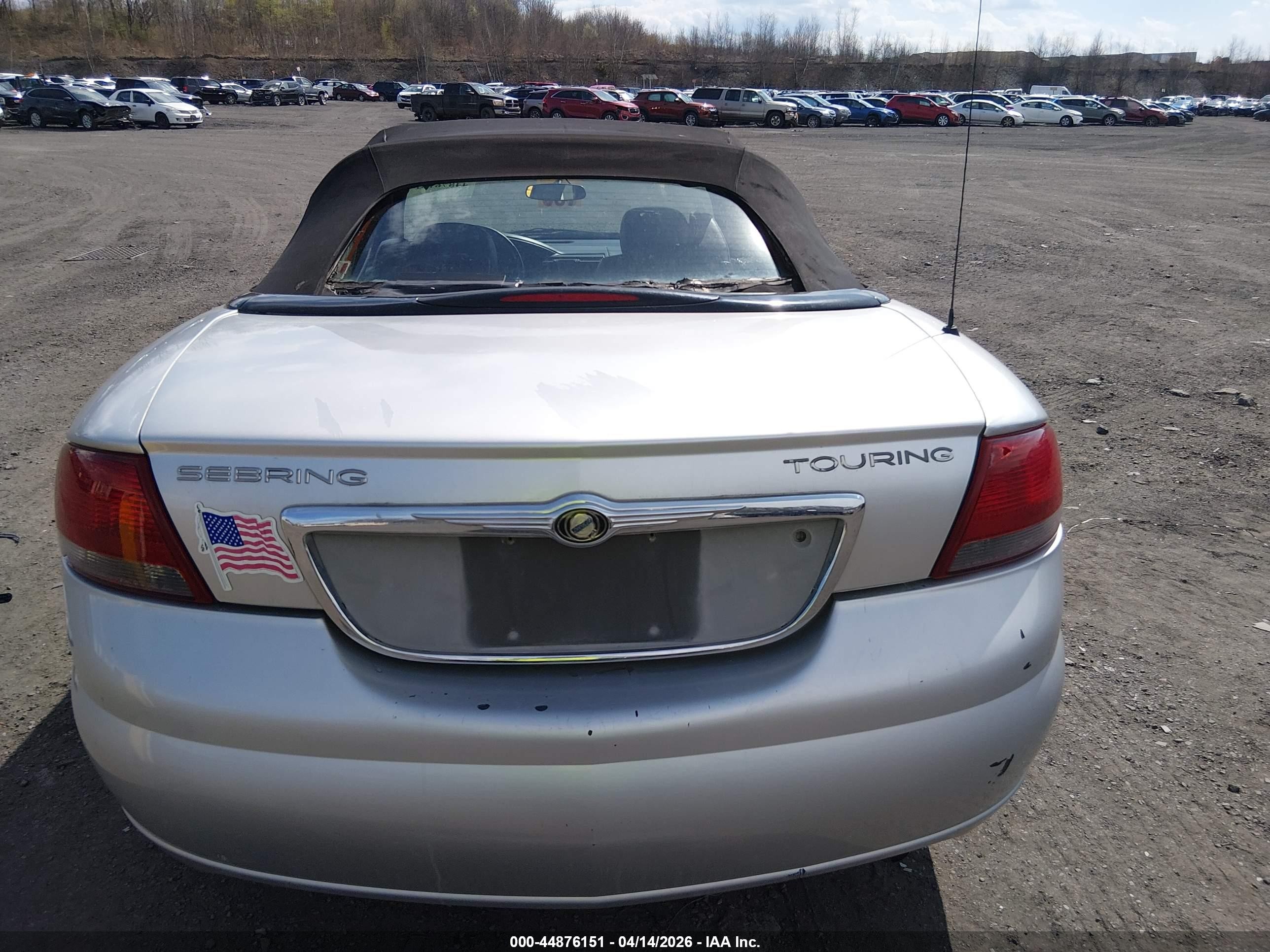 2005 Chrysler Sebring Touring Silver vin: 1C3EL55R35N503442