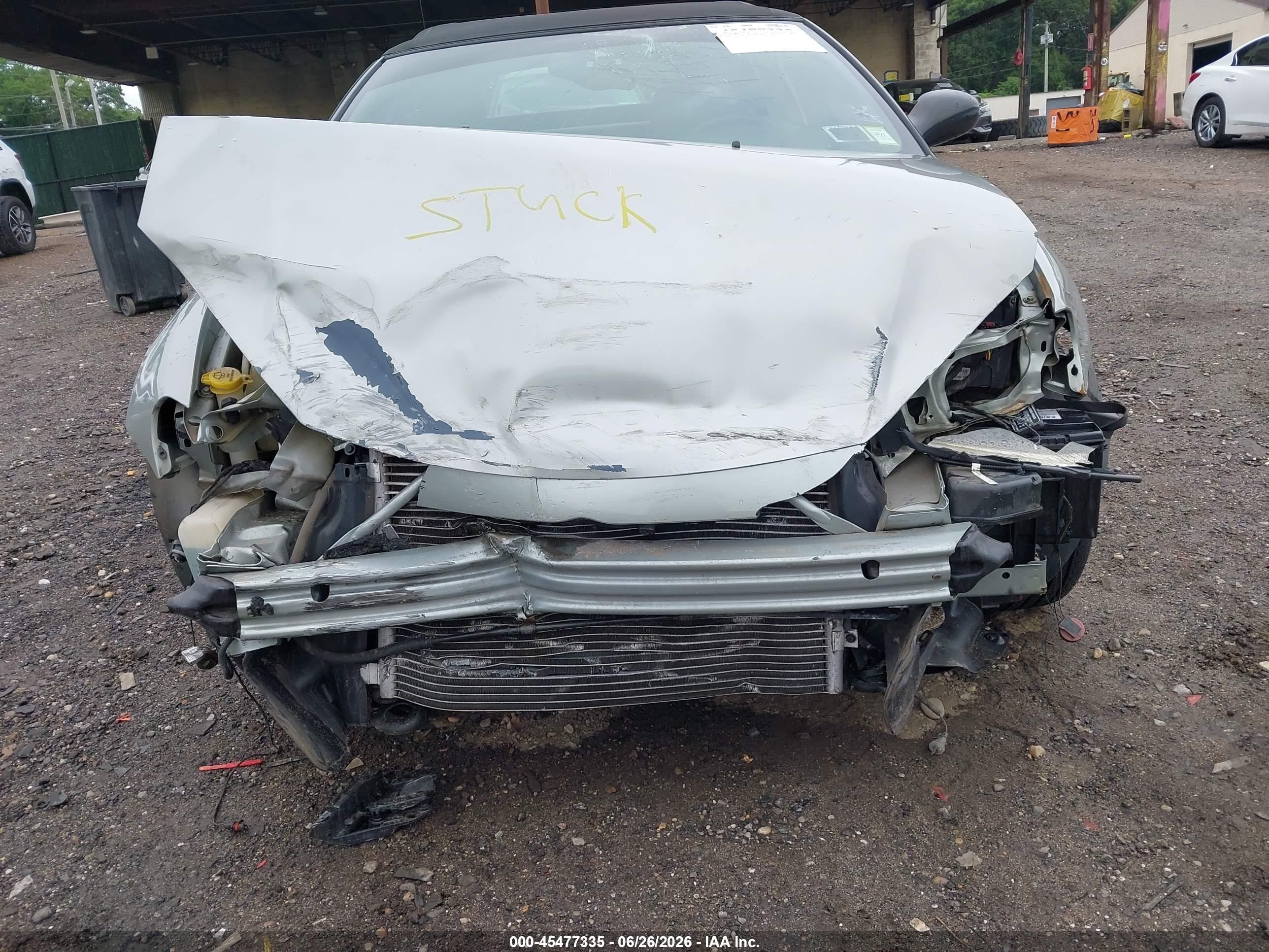 2006 Chrysler Sebring Touring Gray vin: 1C3EL55R36N182097