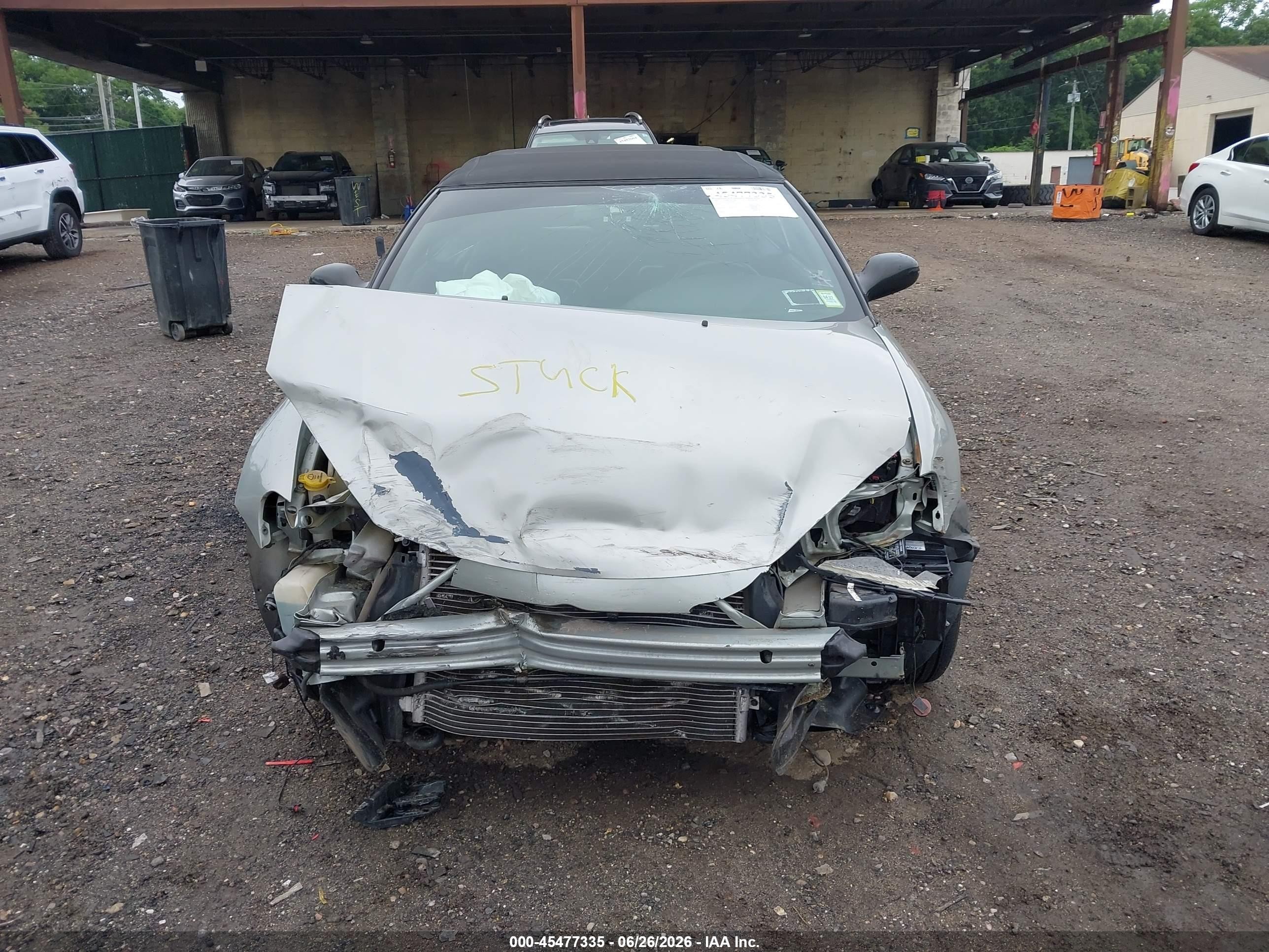2006 Chrysler Sebring Touring Gray vin: 1C3EL55R36N182097