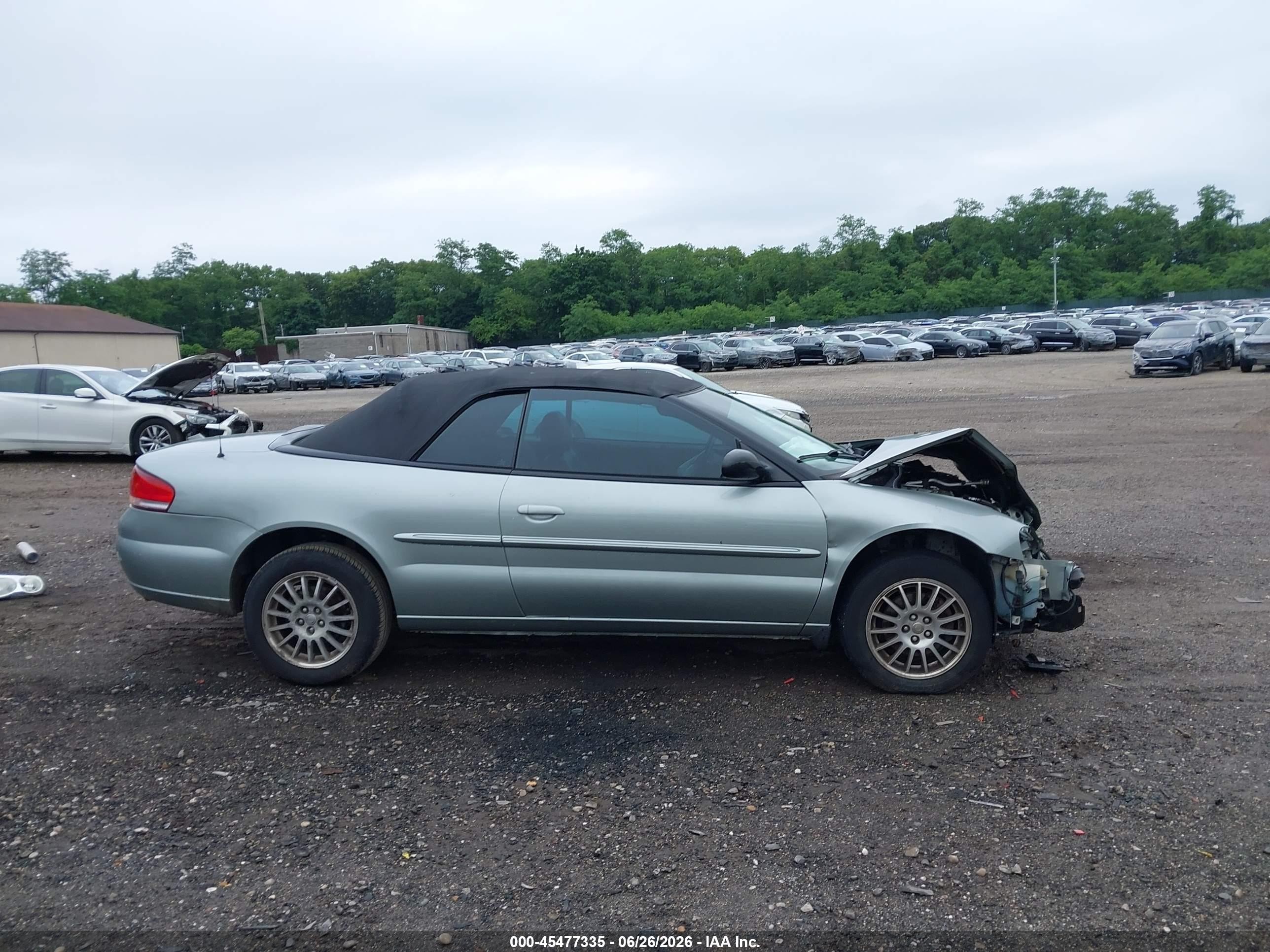 2006 Chrysler Sebring Touring Gray vin: 1C3EL55R36N182097