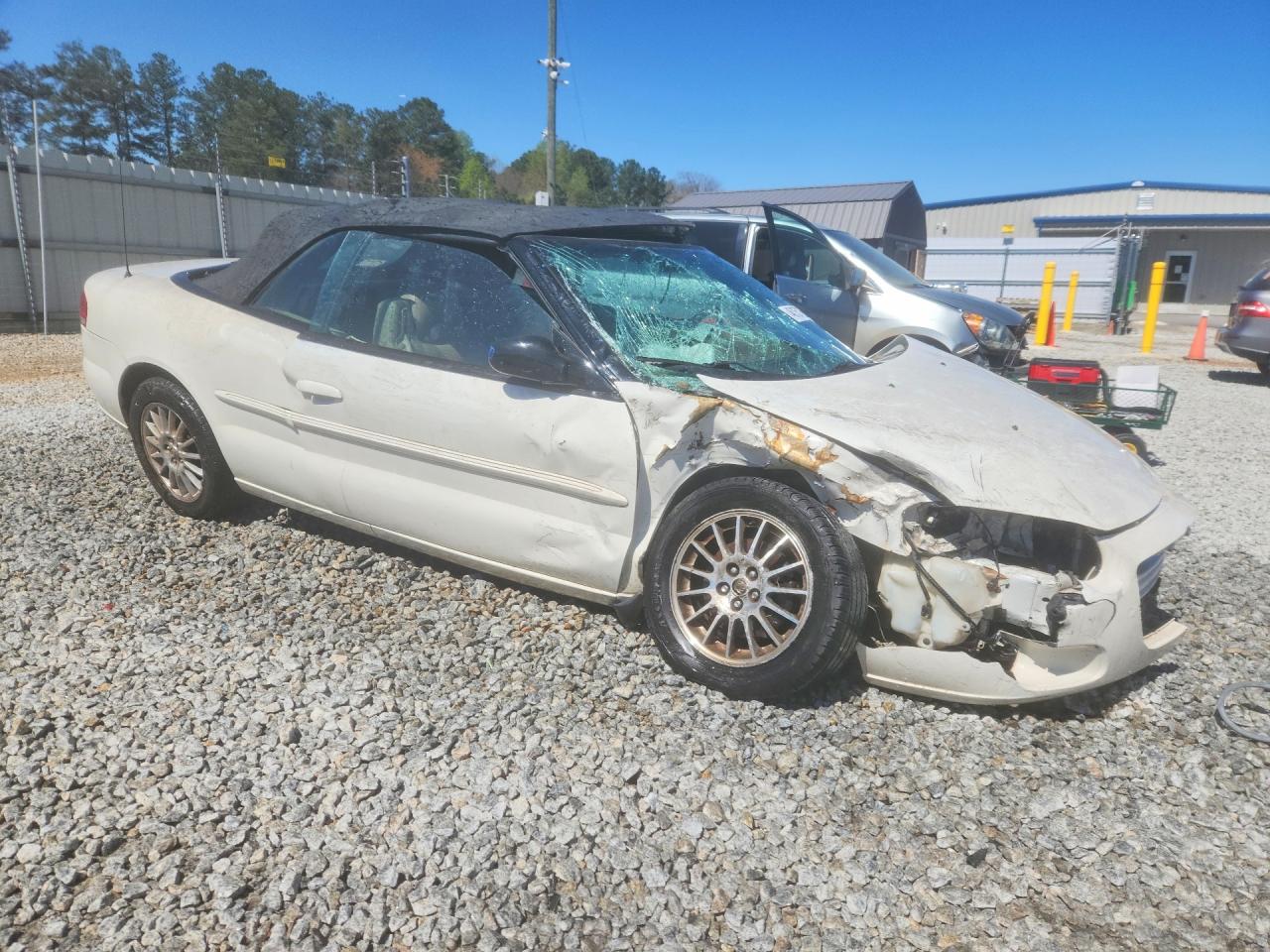 2004 Chrysler Sebring Lxi White vin: 1C3EL55R44N135903