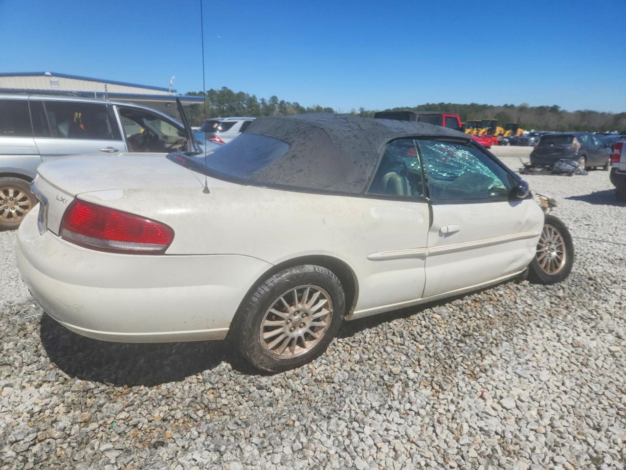 2004 Chrysler Sebring Lxi White vin: 1C3EL55R44N135903