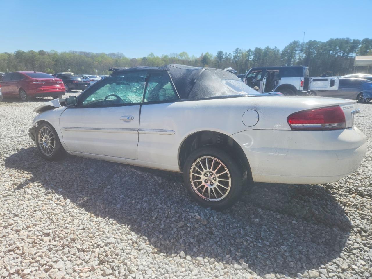 2004 Chrysler Sebring Lxi White vin: 1C3EL55R44N135903