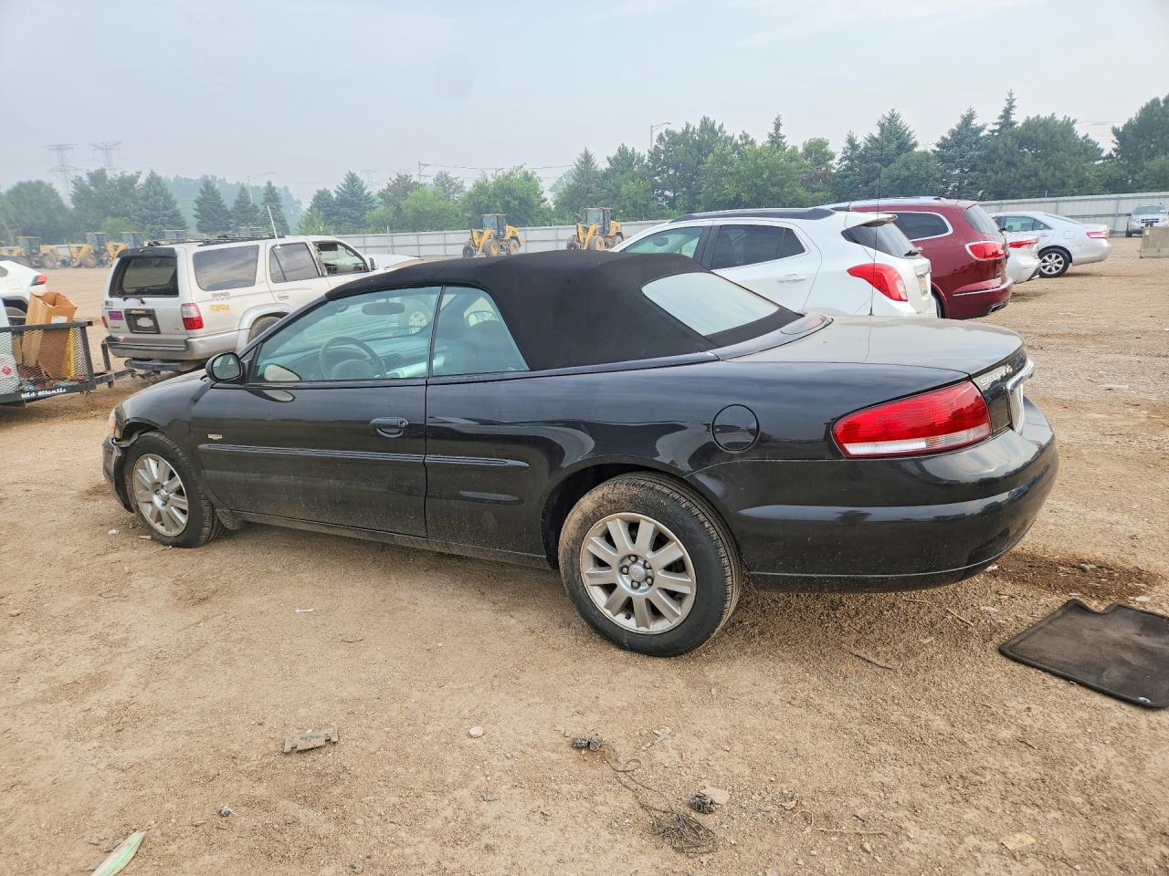 2004 Chrysler Sebring Lxi Black vin: 1C3EL55R44N263459