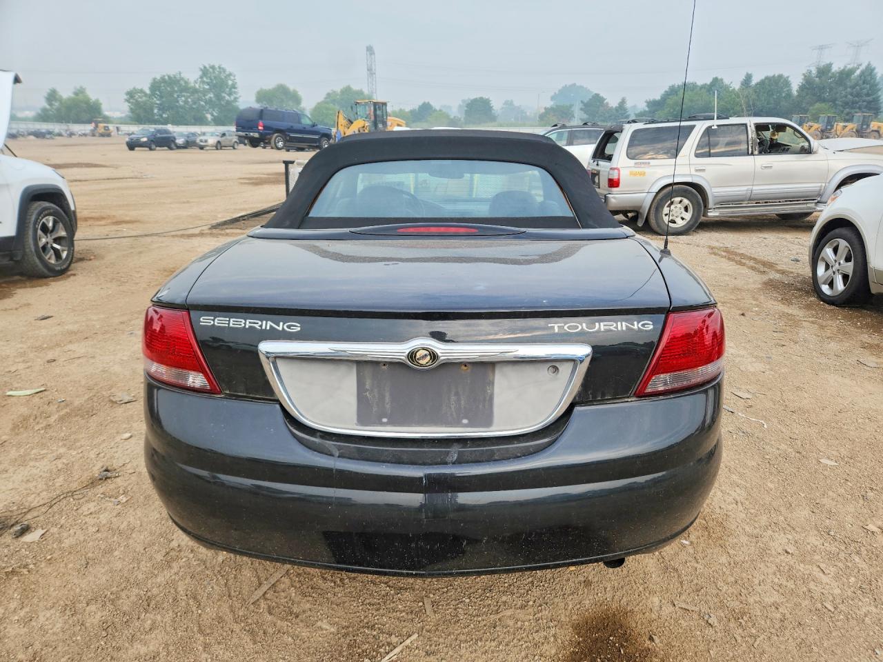 2004 Chrysler Sebring Lxi Black vin: 1C3EL55R44N263459