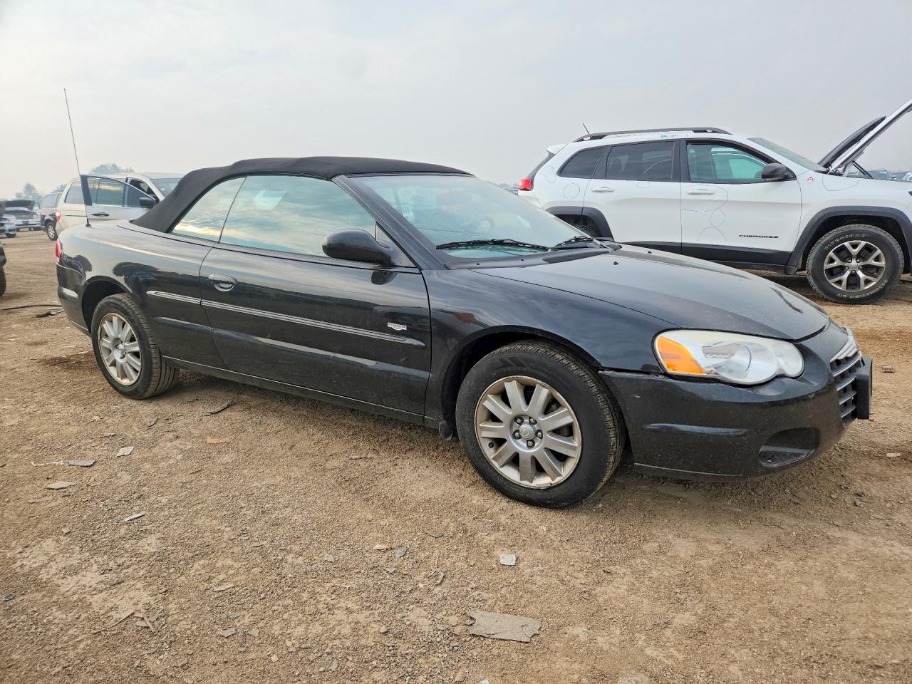 2004 Chrysler Sebring Lxi Black vin: 1C3EL55R44N263459