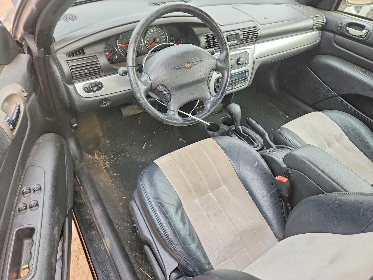 2004 Chrysler Sebring Lxi Black vin: 1C3EL55R44N263459