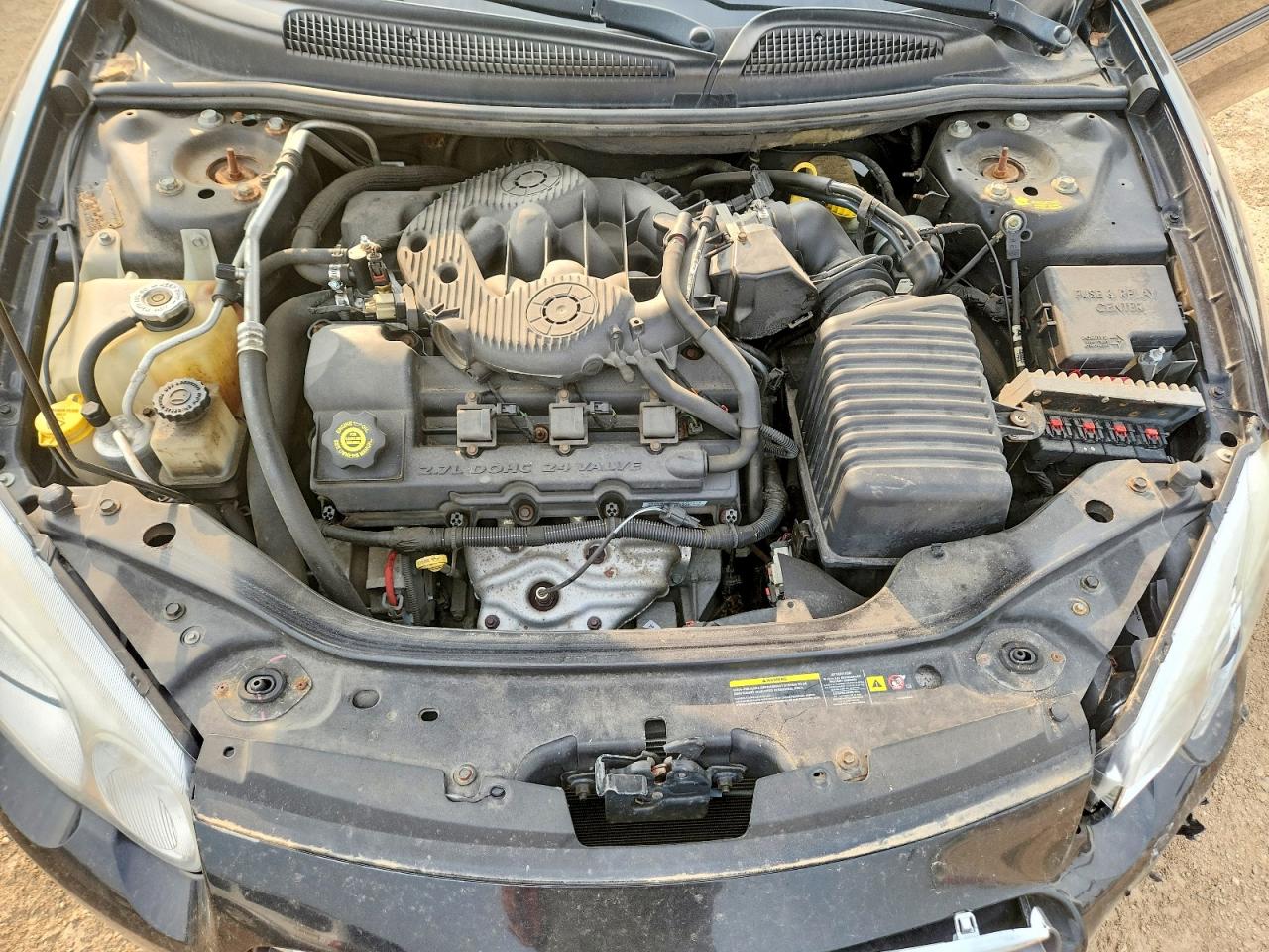 2004 Chrysler Sebring Lxi Black vin: 1C3EL55R44N263459