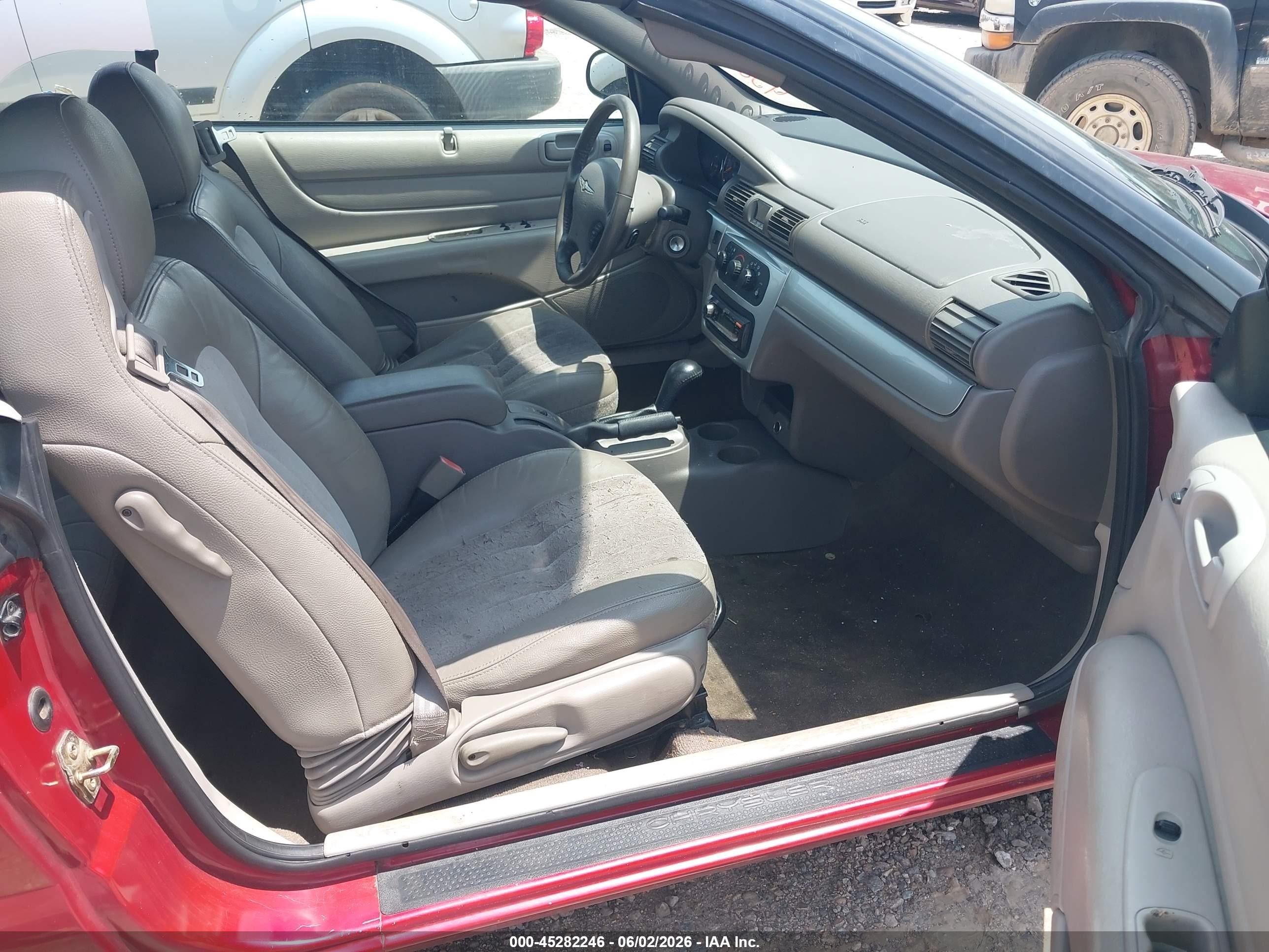 2005 Chrysler Sebring Touring Бордовый vin: 1C3EL55R45N635111