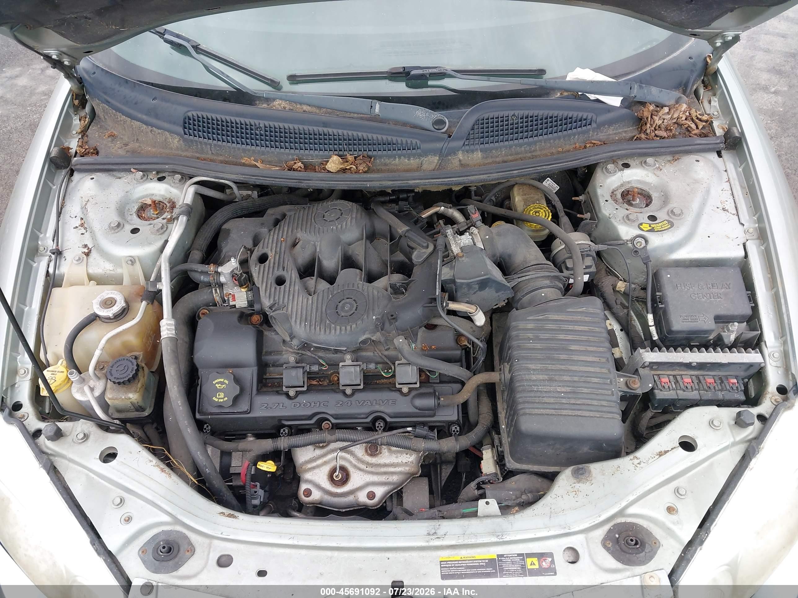 2005 Chrysler Sebring Touring Gray vin: 1C3EL55R55N576490
