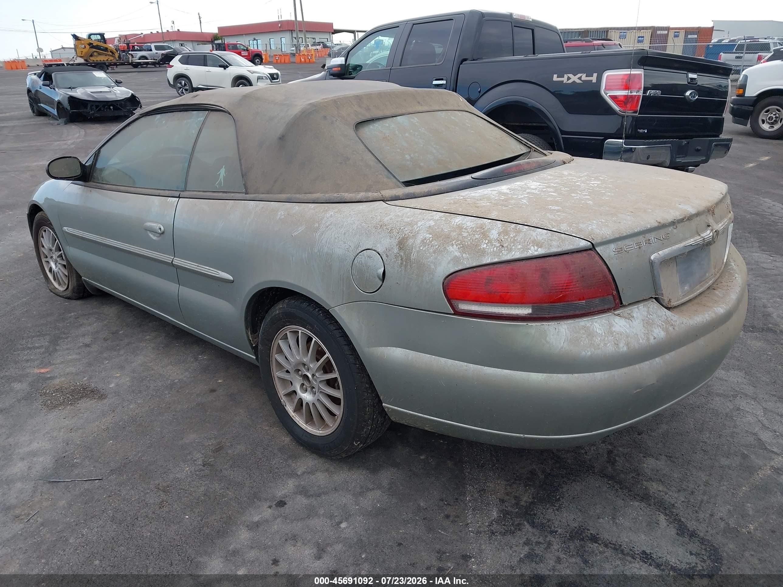 2005 Chrysler Sebring Touring Gray vin: 1C3EL55R55N576490