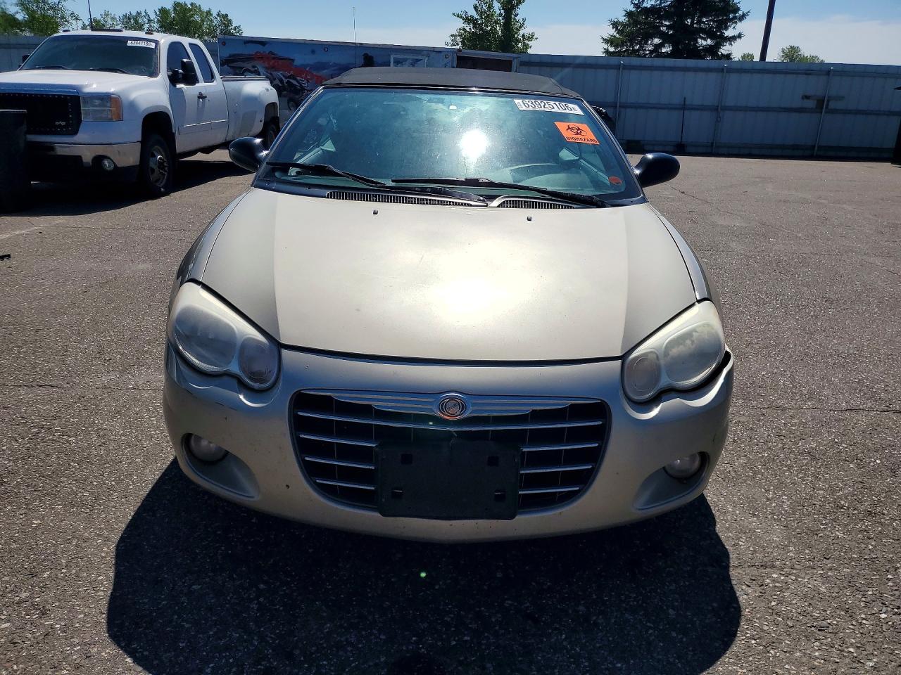 2006 Chrysler Sebring Touring Gold vin: 1C3EL55R56N257270