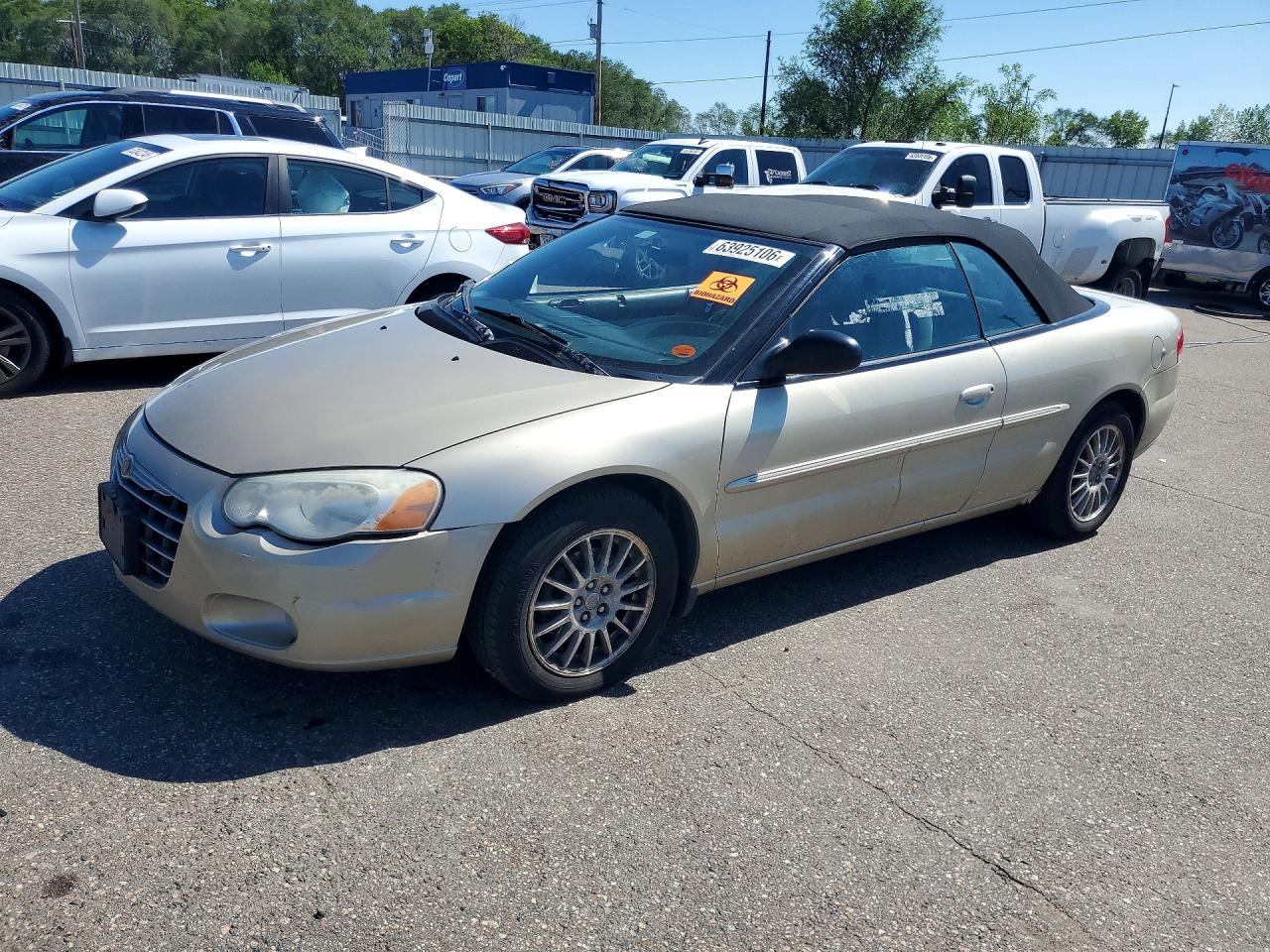 2006 Chrysler Sebring Touring Gold vin: 1C3EL55R56N257270