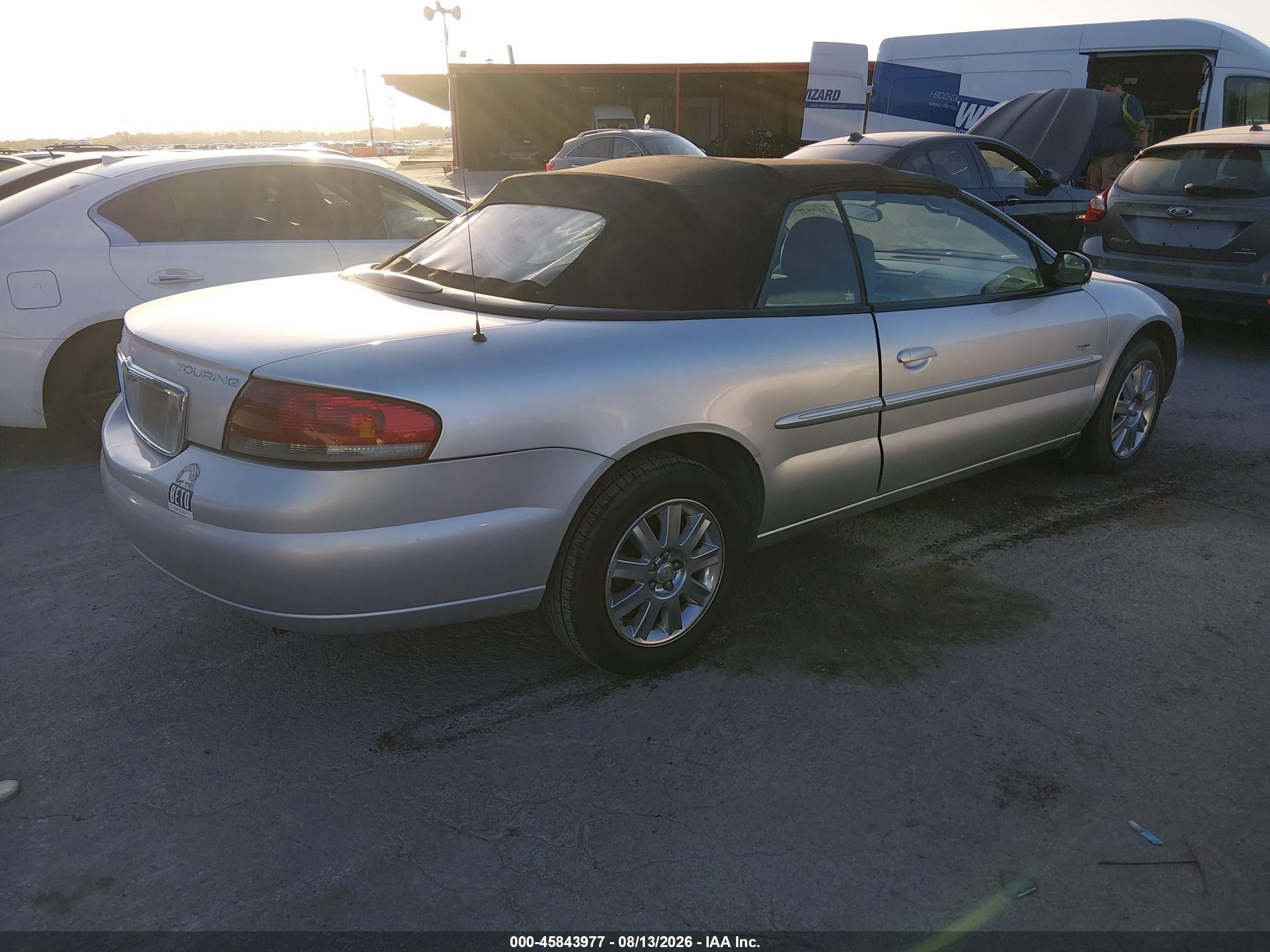 2004 Chrysler Sebring Lxi Silver vin: 1C3EL55R74N290512
